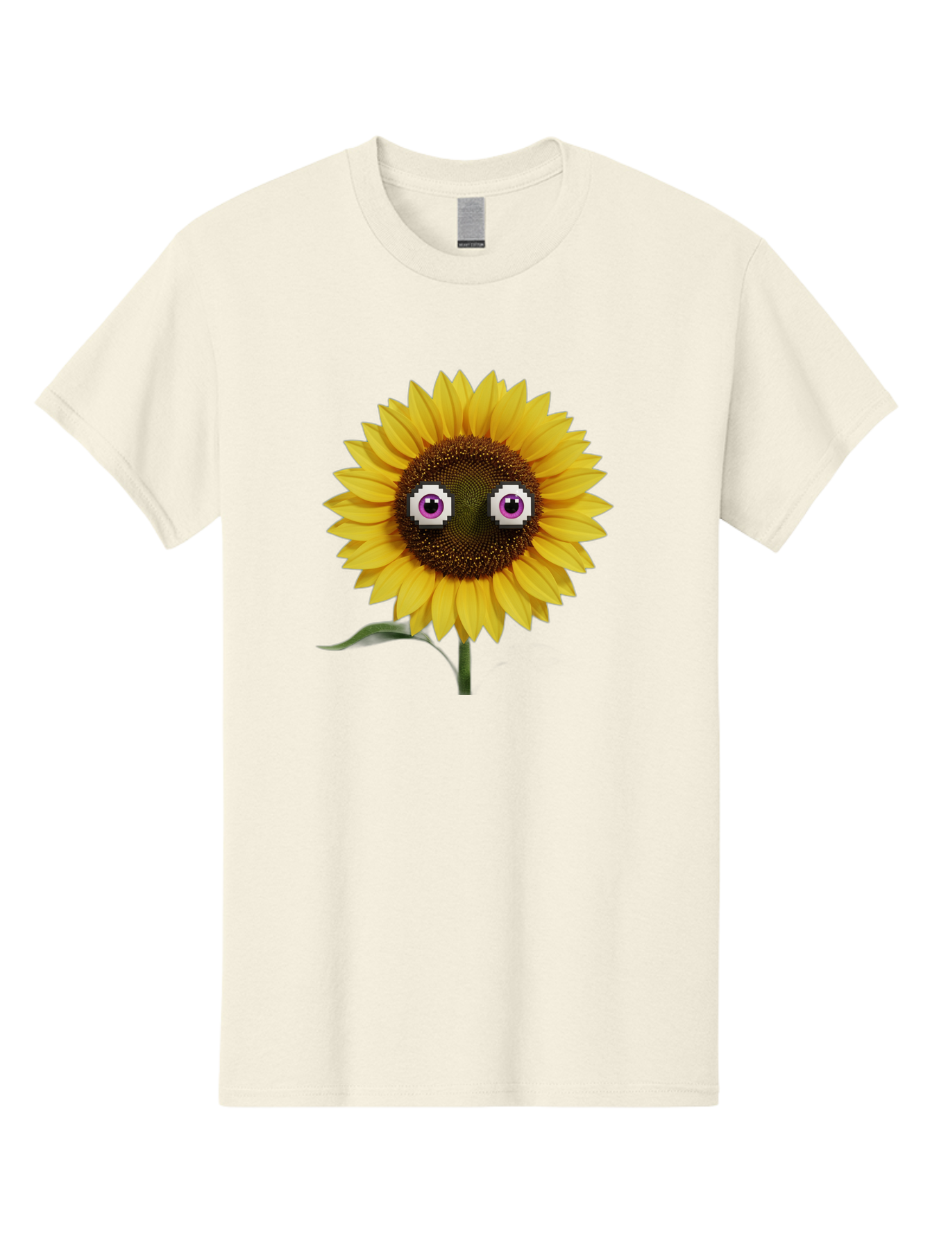 Sunflower-With-Eyes Men'S Graphic Tee, 100% Cotton, Comfortable Casual Summer Wear, Machine Washable, Vintage Camera, Old Camera, Antique Camera, Black Camera, Classic Photography, Photography Equipment, Nostalgic Device, Film Camera, Bag046