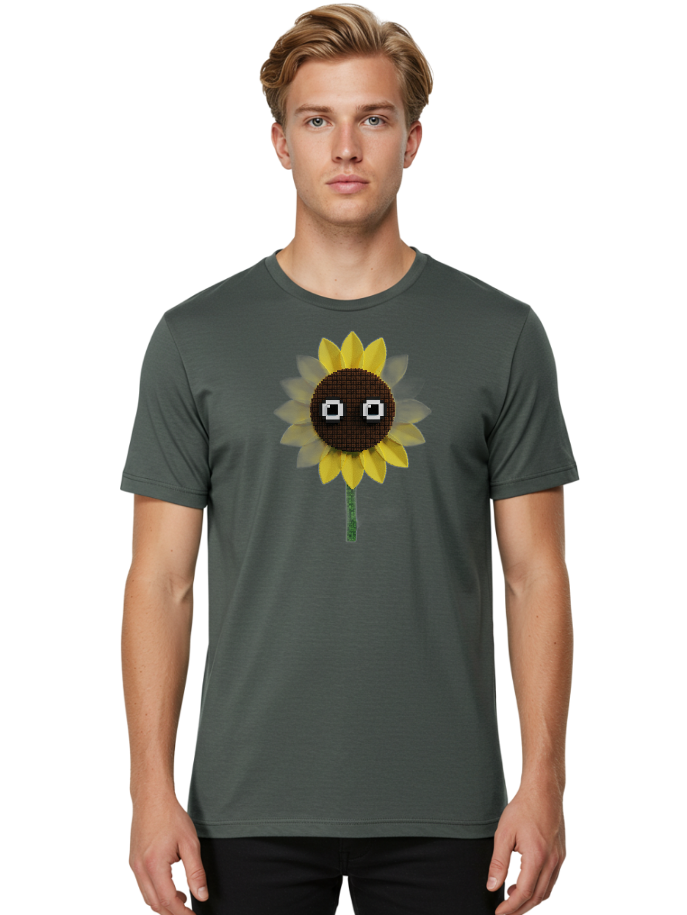 Sunflower Men'S Graphic Tee, 100% Cotton, Comfortable Casual Summer Wear, Machine Washable, Vintage Camera, Old Camera, Antique Camera, Black Camera, Classic Photography, Photography Equipment, Nostalgic Device, Film Camera, Camera Art Bag048