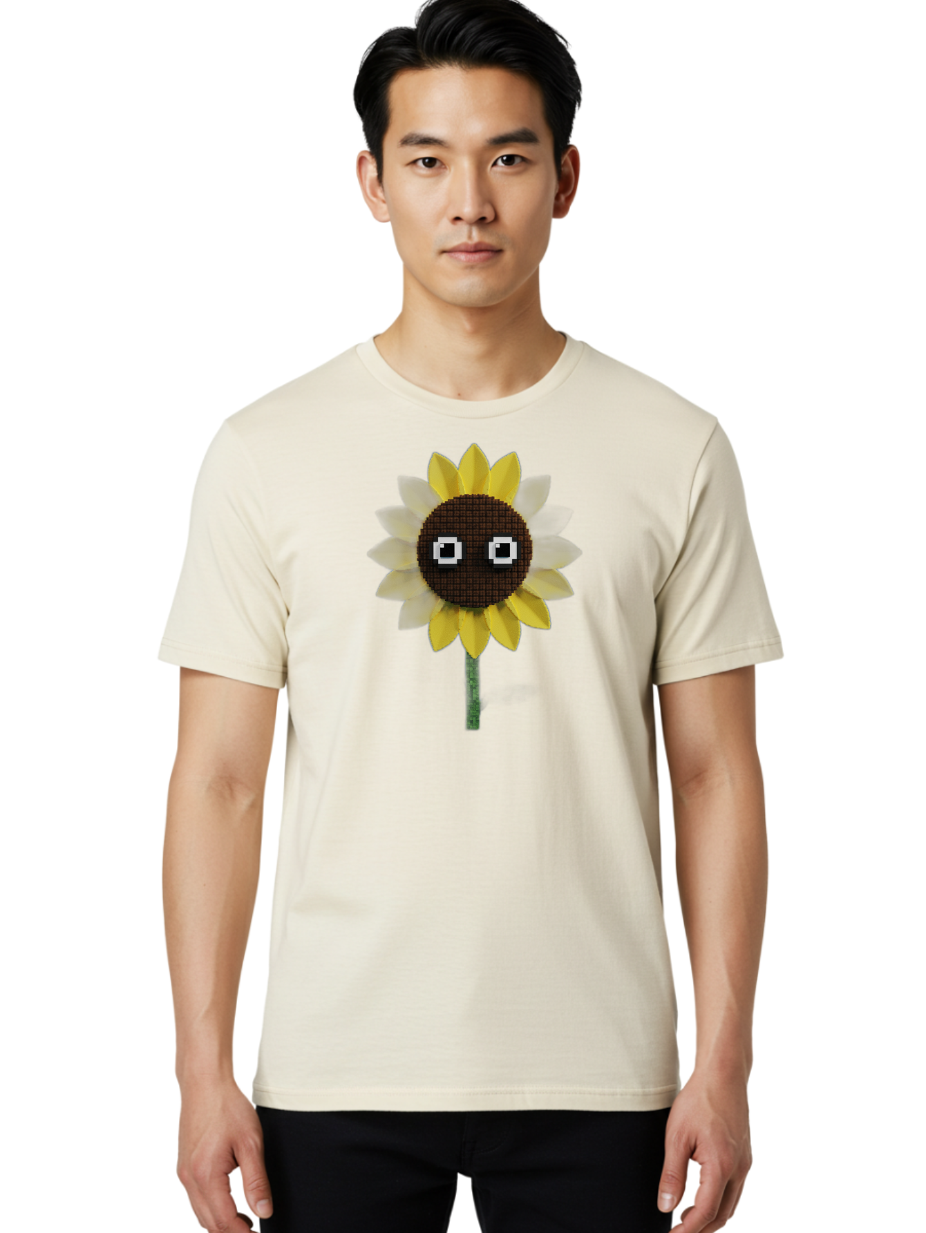 Sunflower Men'S Graphic Tee, 100% Cotton, Comfortable Casual Summer Wear, Machine Washable, Vintage Camera, Old Camera, Antique Camera, Black Camera, Classic Photography, Photography Equipment, Nostalgic Device, Film Camera, Camera Art Bag048