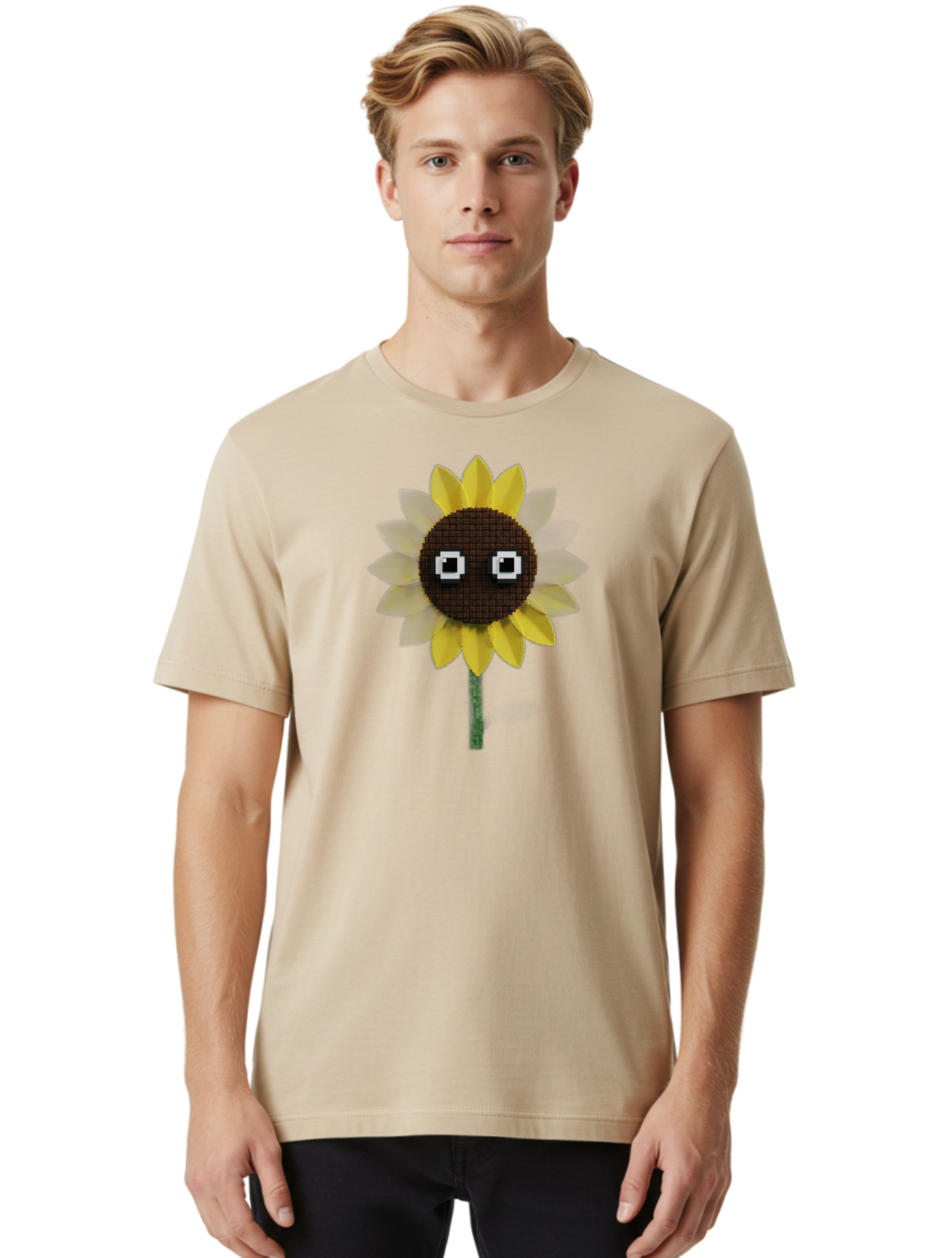Sunflower Men'S Graphic Tee, 100% Cotton, Comfortable Casual Summer Wear, Machine Washable, Vintage Camera, Old Camera, Antique Camera, Black Camera, Classic Photography, Photography Equipment, Nostalgic Device, Film Camera, Camera Art Bag048