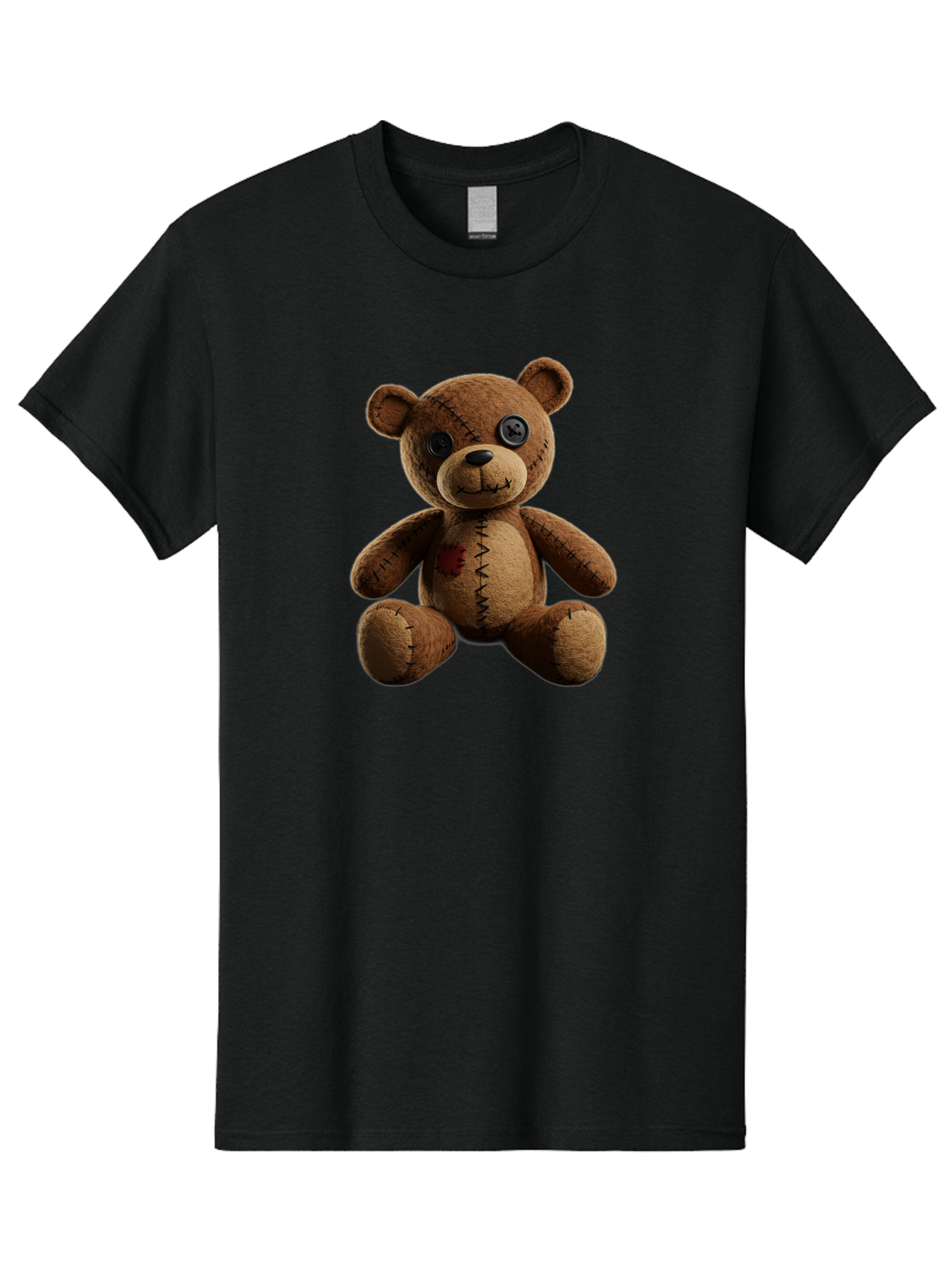 Teddy-Bear-Voodoo-Doll Men'S Graphic Tee, 100% Cotton, Comfortable Casual Summer Wear, Machine Washable, Vintage Camera, Old Camera, Antique Camera, Black Camera, Classic Photography, Photography Equipment, Nostalgic Device, Film Camera, Bag054