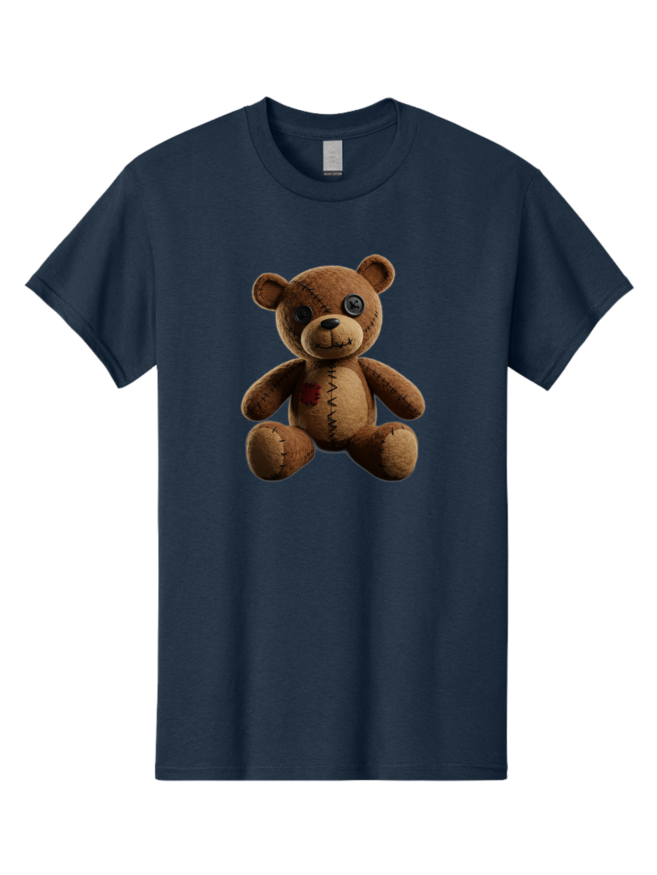 Teddy-Bear-Voodoo-Doll Men'S Graphic Tee, 100% Cotton, Comfortable Casual Summer Wear, Machine Washable, Vintage Camera, Old Camera, Antique Camera, Black Camera, Classic Photography, Photography Equipment, Nostalgic Device, Film Camera, Bag054