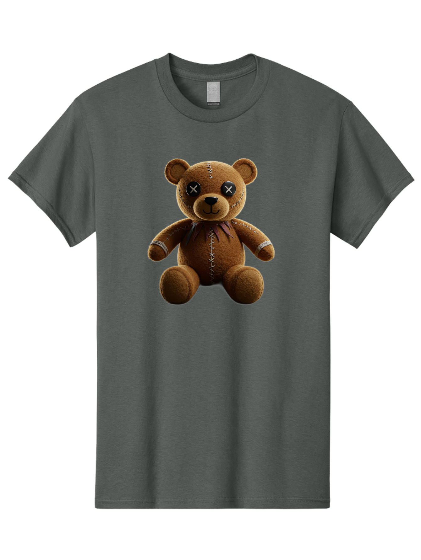 Teddy-Bear-With-Crossed-Eyes Men'S Graphic Tee, 100% Cotton, Comfortable Casual Summer Wear, Machine Washable, Vintage Camera, Old Camera, Antique Camera, Black Camera, Classic Photography, Photography Equipment, Nostalgic Device, Film Camera, Bag055