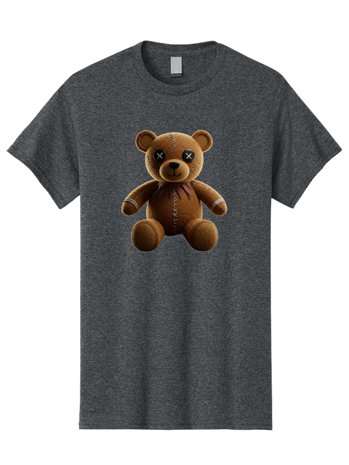 Teddy-Bear-With-Crossed-Eyes Men'S Graphic Tee, 100% Cotton, Comfortable Casual Summer Wear, Machine Washable, Vintage Camera, Old Camera, Antique Camera, Black Camera, Classic Photography, Photography Equipment, Nostalgic Device, Film Camera, Bag055