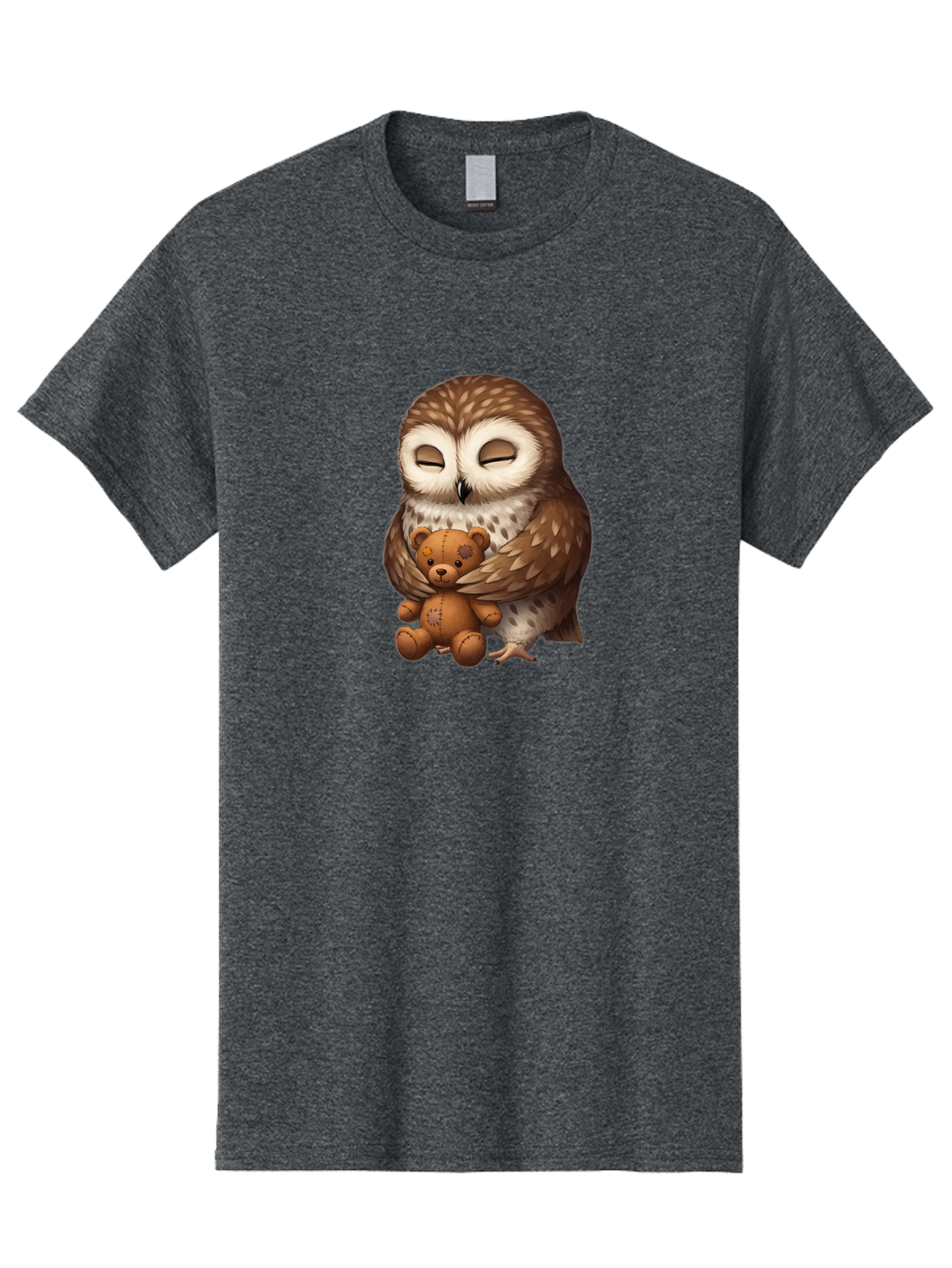 Teddy-Owl-1 Men'S Graphic Tee, 100% Cotton, Comfortable Casual Summer Wear, Machine Washable, Vintage Camera, Old Camera, Antique Camera, Black Camera, Classic Photography, Photography Equipment, Nostalgic Device, Film Camera, Camera Art Bag061