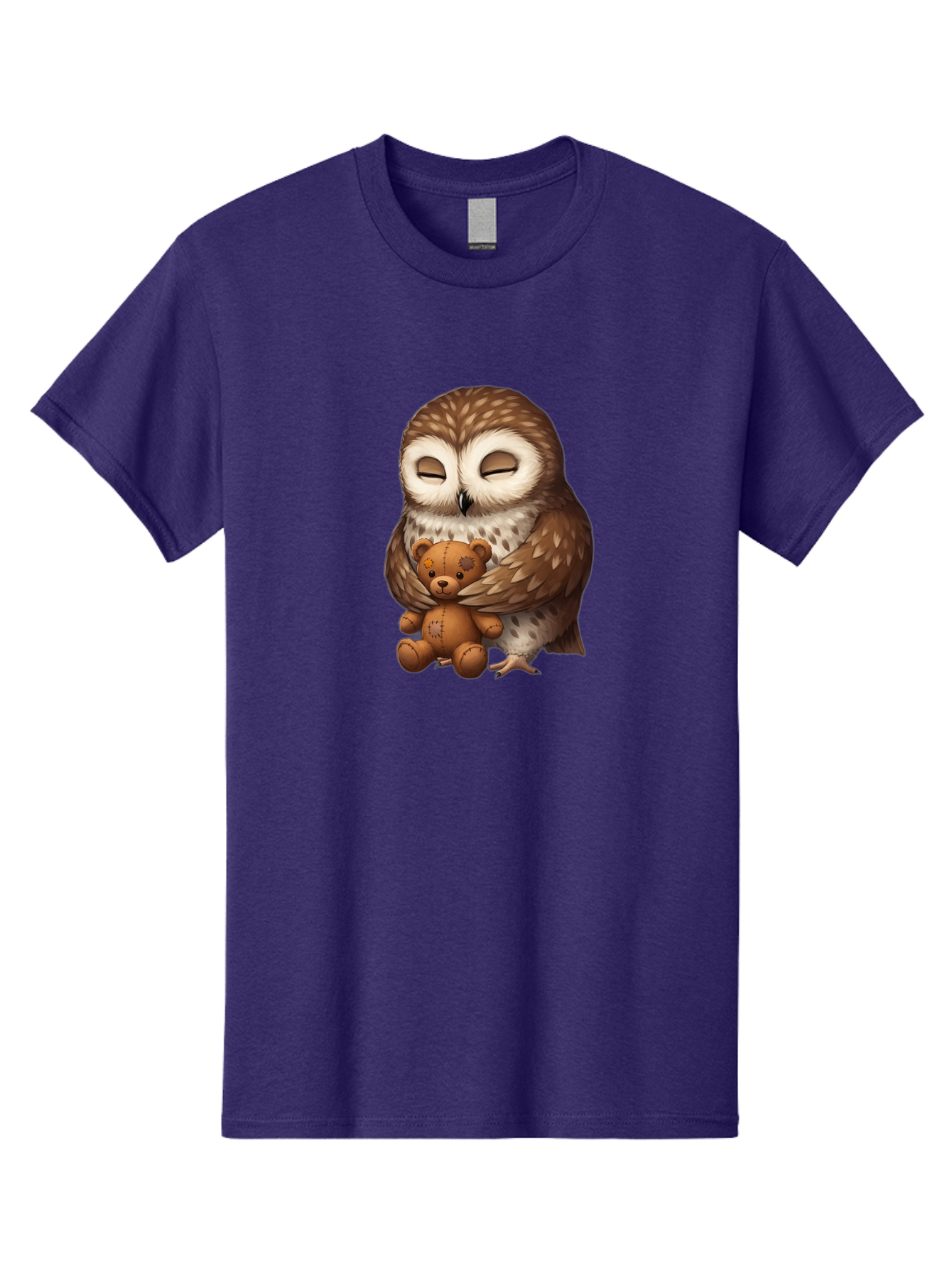 Teddy-Owl-1 Men'S Graphic Tee, 100% Cotton, Comfortable Casual Summer Wear, Machine Washable, Vintage Camera, Old Camera, Antique Camera, Black Camera, Classic Photography, Photography Equipment, Nostalgic Device, Film Camera, Camera Art Bag061