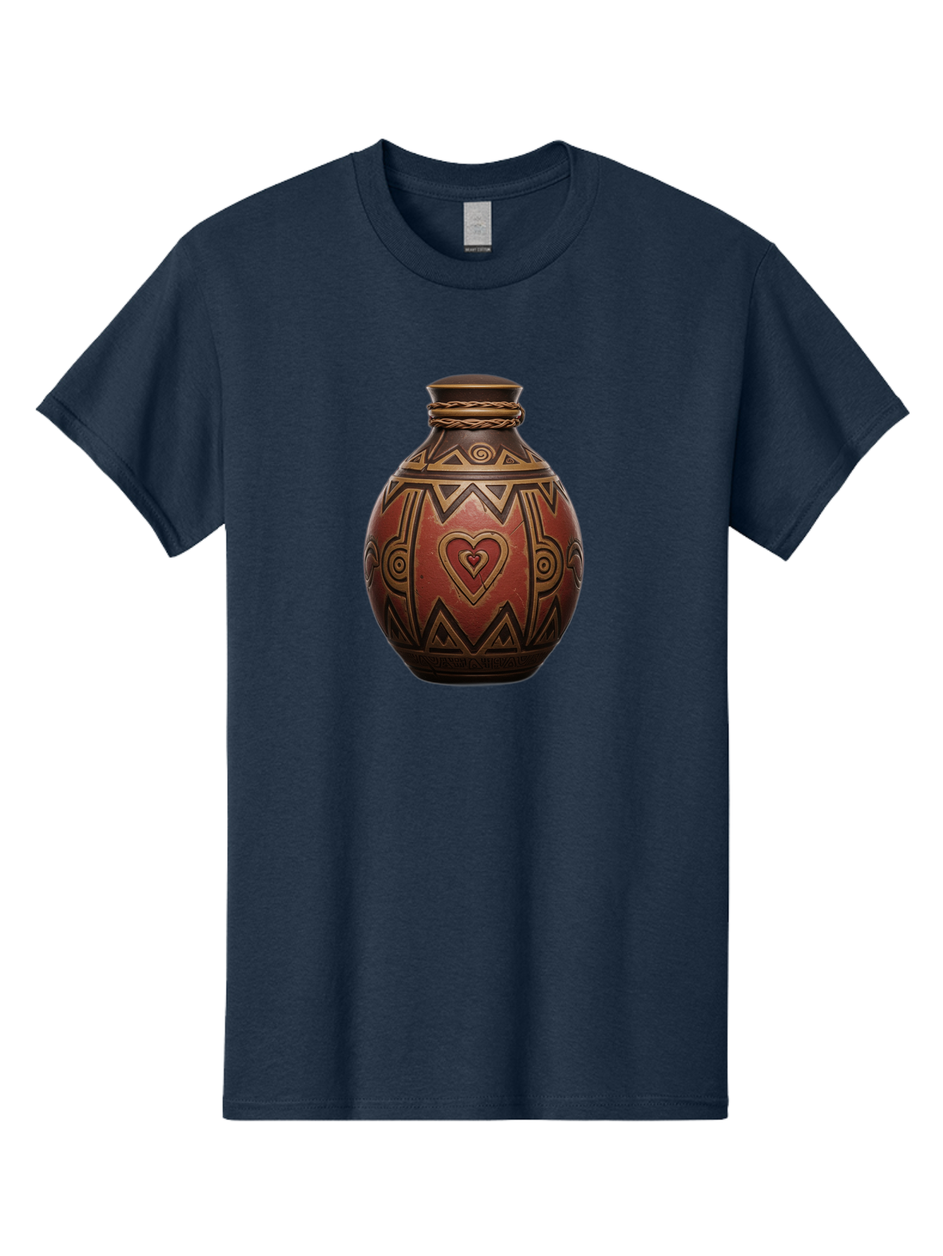 Tribal-Pottery-Vase Men'S Graphic Tee, 100% Cotton, Comfortable Casual Summer Wear, Machine Washable, Vintage Camera, Old Camera, Antique Camera, Black Camera, Classic Photography, Photography Equipment, Nostalgic Device, Film Camera, Bag068