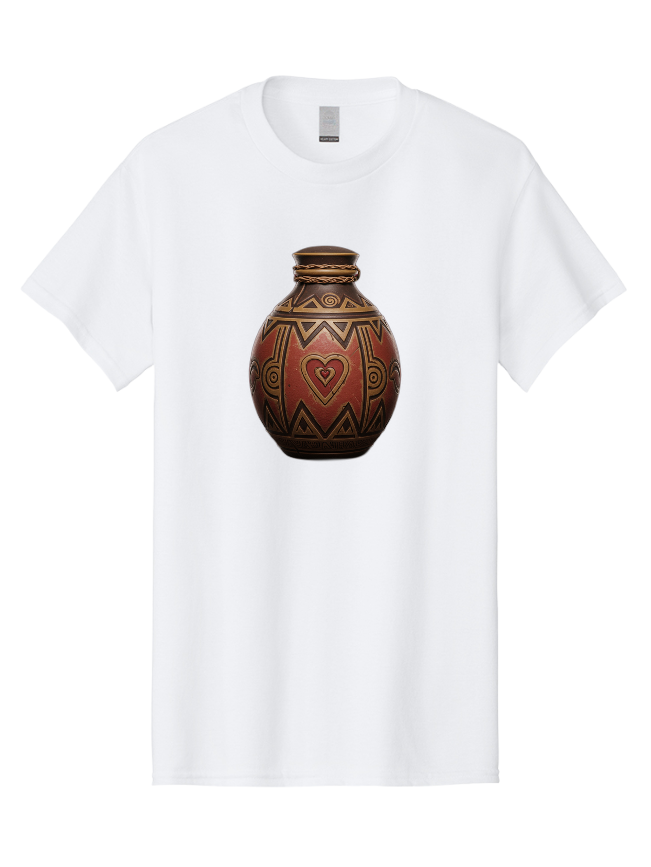 Tribal-Pottery-Vase Men'S Graphic Tee, 100% Cotton, Comfortable Casual Summer Wear, Machine Washable, Vintage Camera, Old Camera, Antique Camera, Black Camera, Classic Photography, Photography Equipment, Nostalgic Device, Film Camera, Bag068