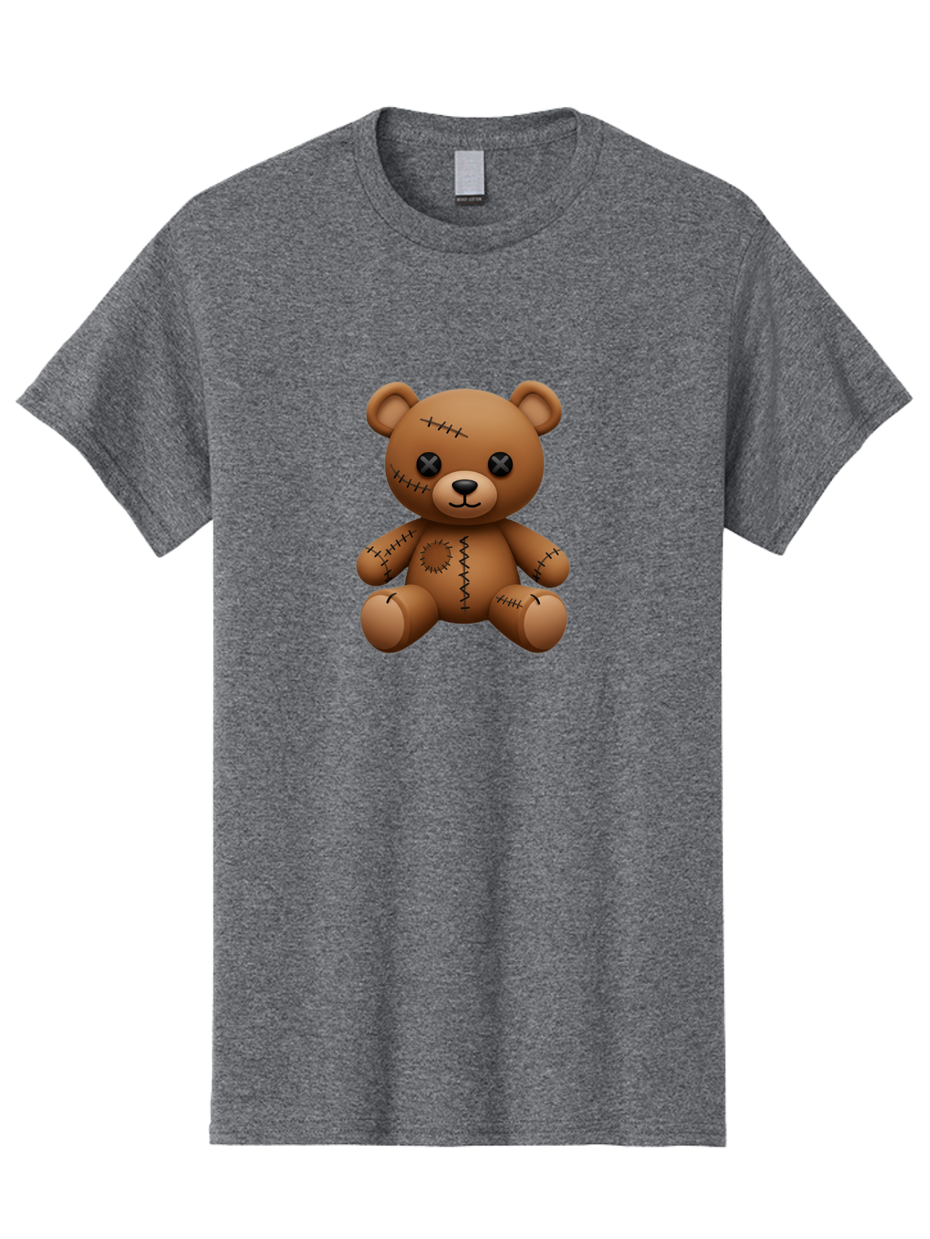 Voodoo-Teddy-Bear-1 Men'S Graphic Tee, 100% Cotton, Comfortable Casual Summer Wear, Machine Washable, Vintage Camera, Old Camera, Antique Camera, Black Camera, Classic Photography, Photography Equipment, Nostalgic Device, Film Camera, Bag073