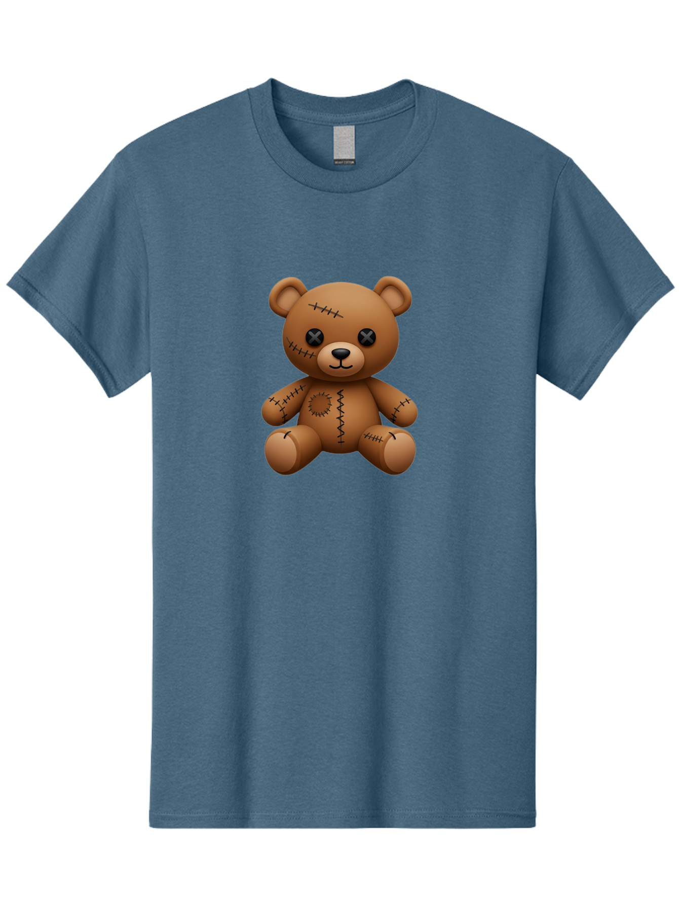 Voodoo-Teddy-Bear-1 Men'S Graphic Tee, 100% Cotton, Comfortable Casual Summer Wear, Machine Washable, Vintage Camera, Old Camera, Antique Camera, Black Camera, Classic Photography, Photography Equipment, Nostalgic Device, Film Camera, Bag073