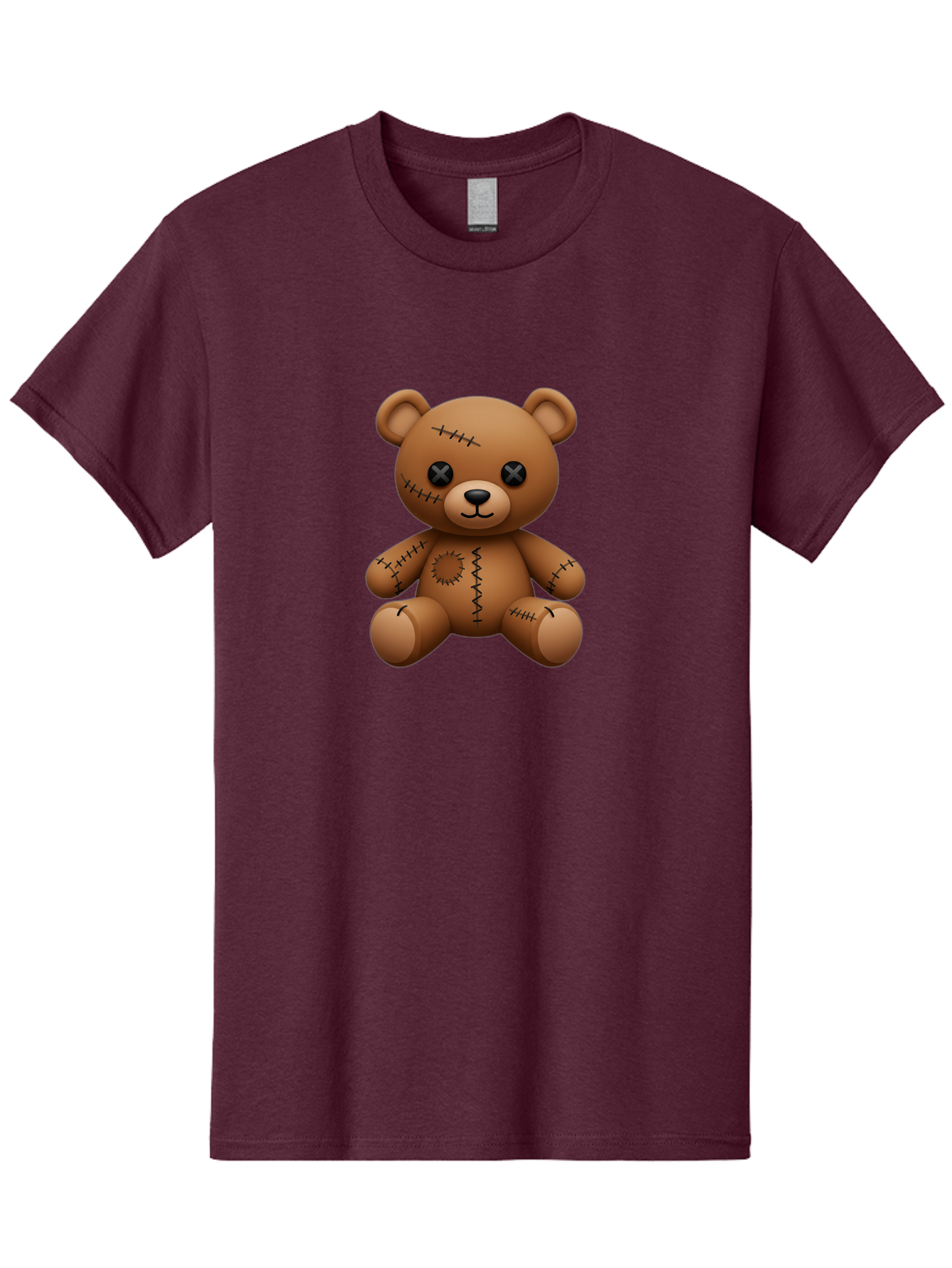 Voodoo-Teddy-Bear-1 Men'S Graphic Tee, 100% Cotton, Comfortable Casual Summer Wear, Machine Washable, Vintage Camera, Old Camera, Antique Camera, Black Camera, Classic Photography, Photography Equipment, Nostalgic Device, Film Camera, Bag073