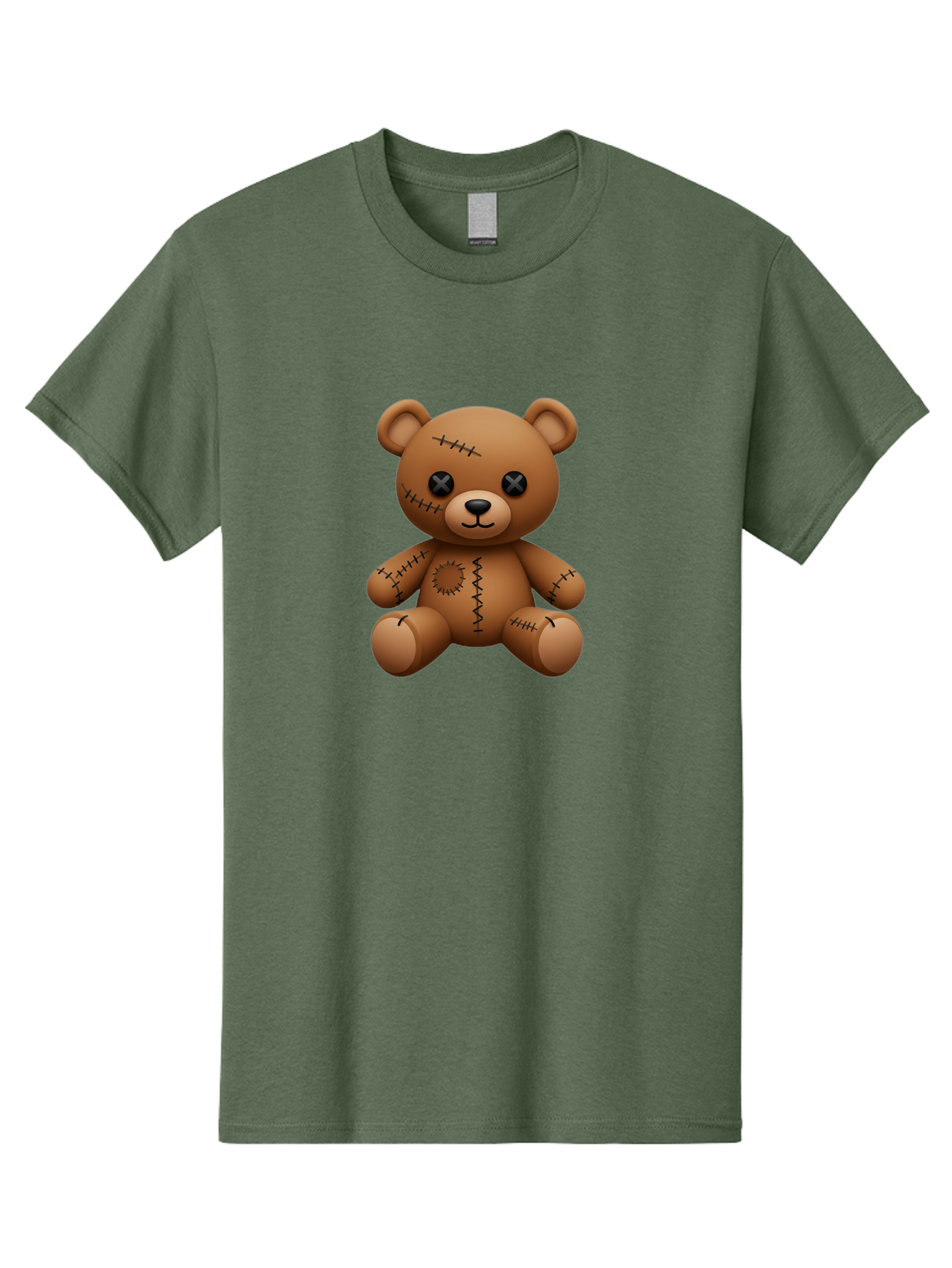 Voodoo-Teddy-Bear-1 Men'S Graphic Tee, 100% Cotton, Comfortable Casual Summer Wear, Machine Washable, Vintage Camera, Old Camera, Antique Camera, Black Camera, Classic Photography, Photography Equipment, Nostalgic Device, Film Camera, Bag073
