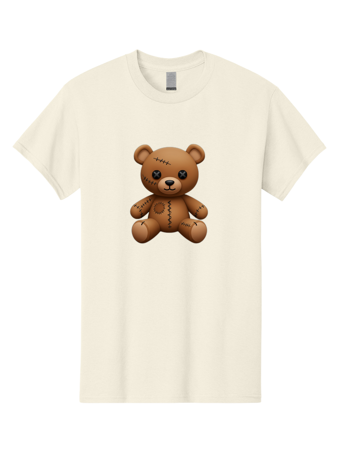 Voodoo-Teddy-Bear-1 Men'S Graphic Tee, 100% Cotton, Comfortable Casual Summer Wear, Machine Washable, Vintage Camera, Old Camera, Antique Camera, Black Camera, Classic Photography, Photography Equipment, Nostalgic Device, Film Camera, Bag073