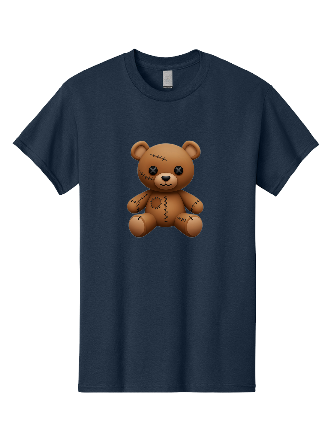 Voodoo-Teddy-Bear-1 Men'S Graphic Tee, 100% Cotton, Comfortable Casual Summer Wear, Machine Washable, Vintage Camera, Old Camera, Antique Camera, Black Camera, Classic Photography, Photography Equipment, Nostalgic Device, Film Camera, Bag073