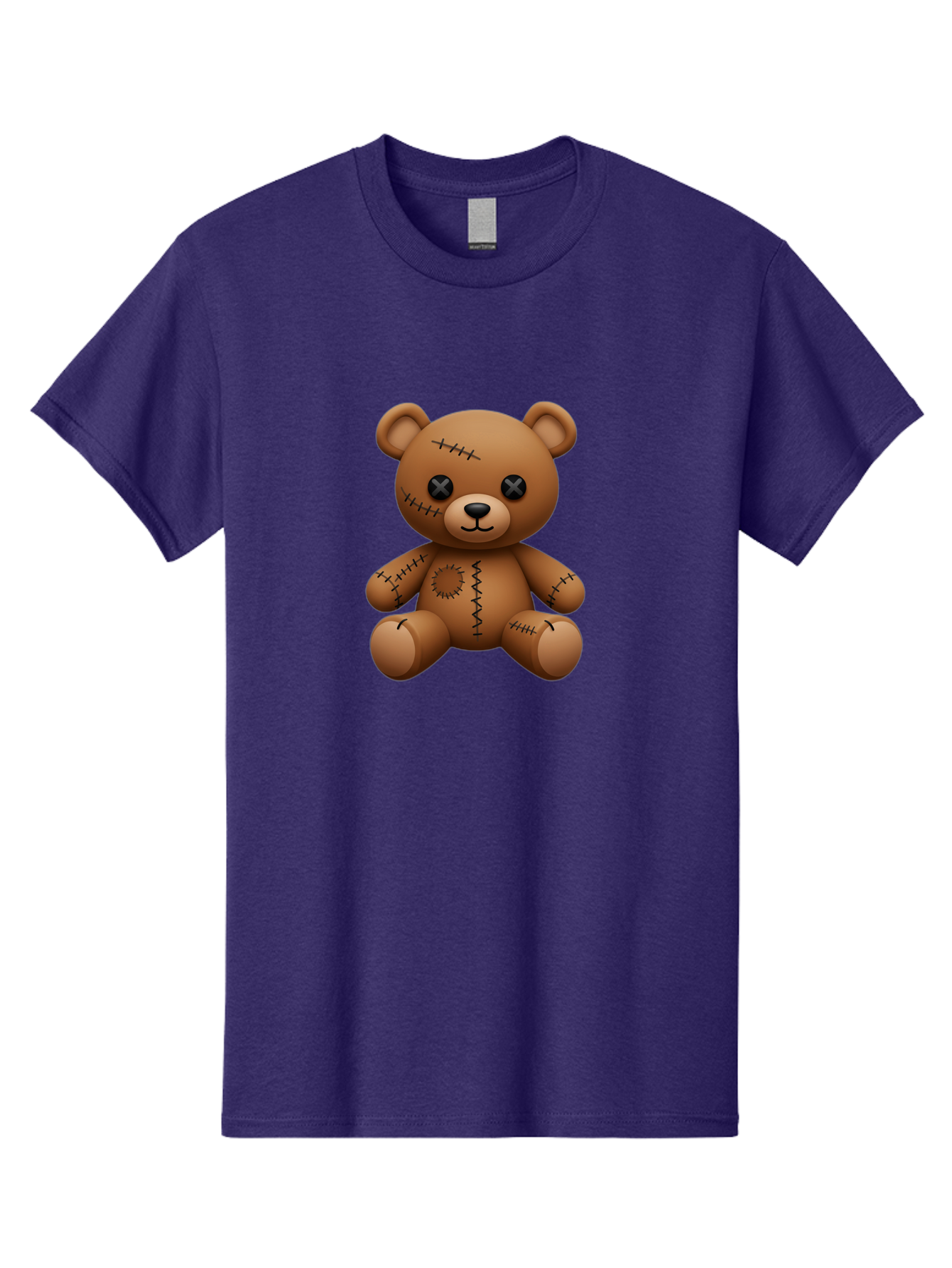Voodoo-Teddy-Bear-1 Men'S Graphic Tee, 100% Cotton, Comfortable Casual Summer Wear, Machine Washable, Vintage Camera, Old Camera, Antique Camera, Black Camera, Classic Photography, Photography Equipment, Nostalgic Device, Film Camera, Bag073