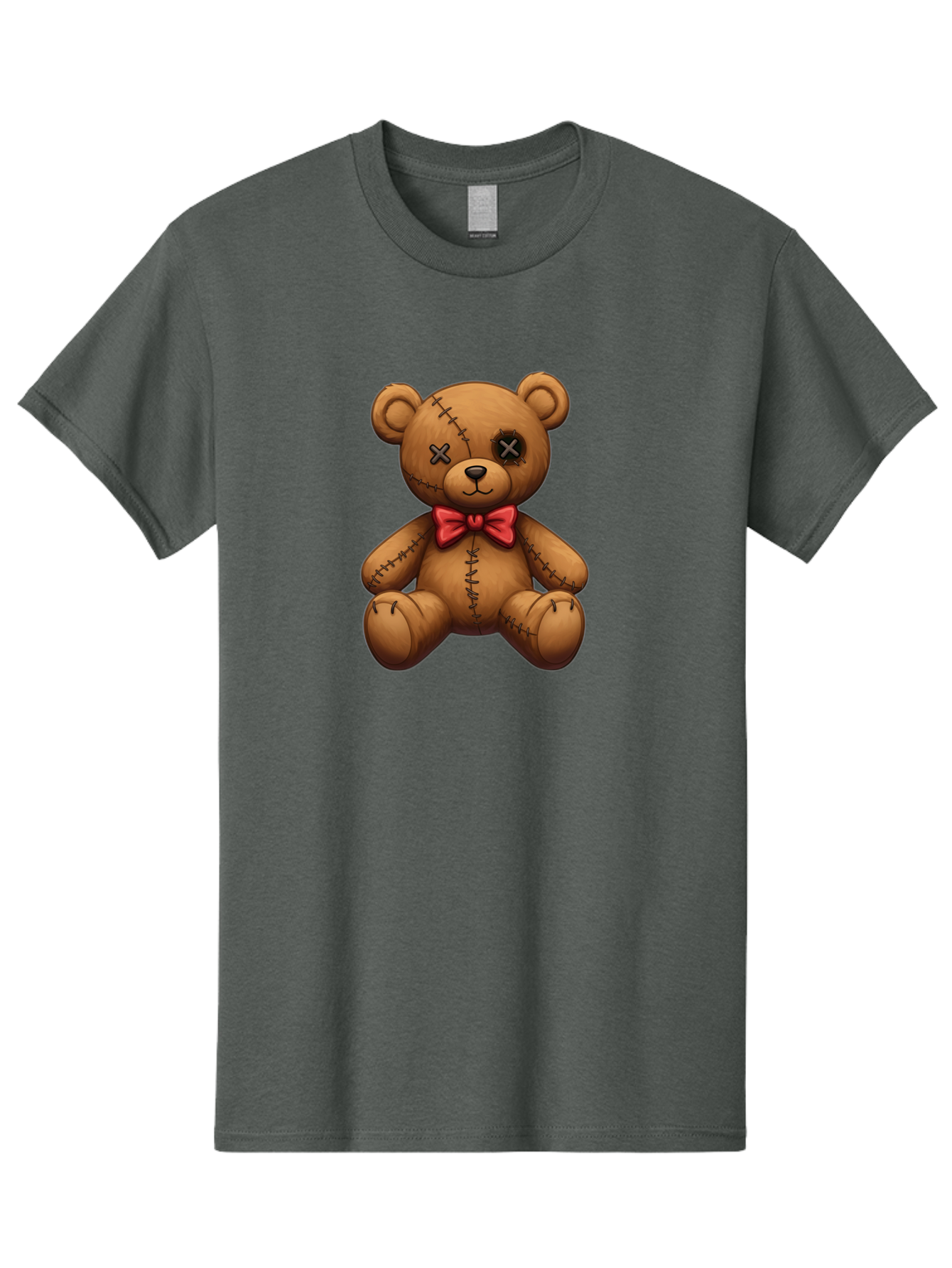 Voodoo-Teddy-Bear-10 Men'S Graphic Tee, 100% Cotton, Comfortable Casual Summer Wear, Machine Washable, Vintage Camera, Old Camera, Antique Camera, Black Camera, Classic Photography, Photography Equipment, Nostalgic Device, Film Camera, Bag074