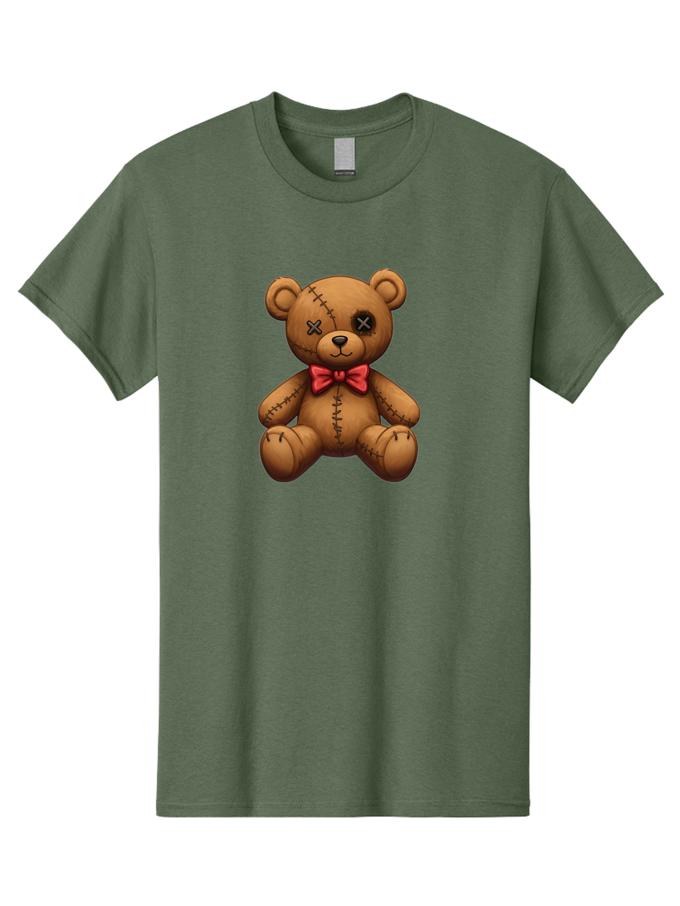 Voodoo-Teddy-Bear-10 Men'S Graphic Tee, 100% Cotton, Comfortable Casual Summer Wear, Machine Washable, Vintage Camera, Old Camera, Antique Camera, Black Camera, Classic Photography, Photography Equipment, Nostalgic Device, Film Camera, Bag074