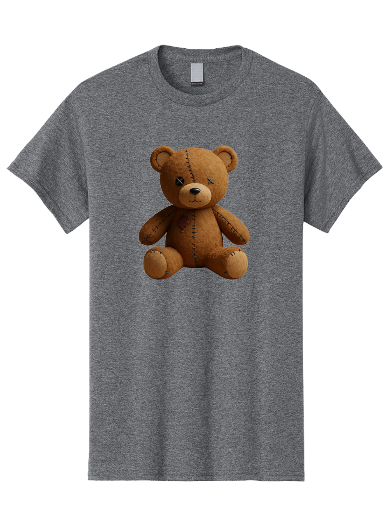 Voodoo-Teddy-Bear-11 Men'S Graphic Tee, 100% Cotton, Comfortable Casual Summer Wear, Machine Washable, Vintage Camera, Old Camera, Antique Camera, Black Camera, Classic Photography, Photography Equipment, Nostalgic Device, Film Camera, Bag075