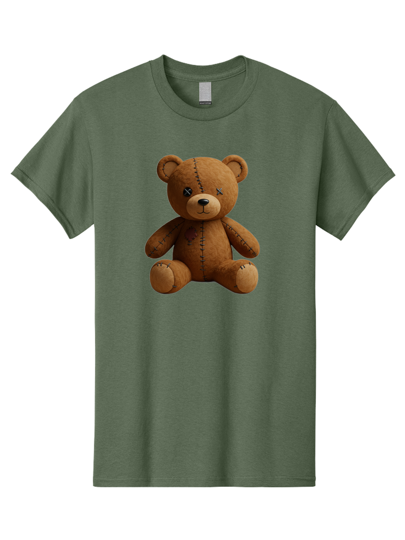 Voodoo-Teddy-Bear-11 Men'S Graphic Tee, 100% Cotton, Comfortable Casual Summer Wear, Machine Washable, Vintage Camera, Old Camera, Antique Camera, Black Camera, Classic Photography, Photography Equipment, Nostalgic Device, Film Camera, Bag075