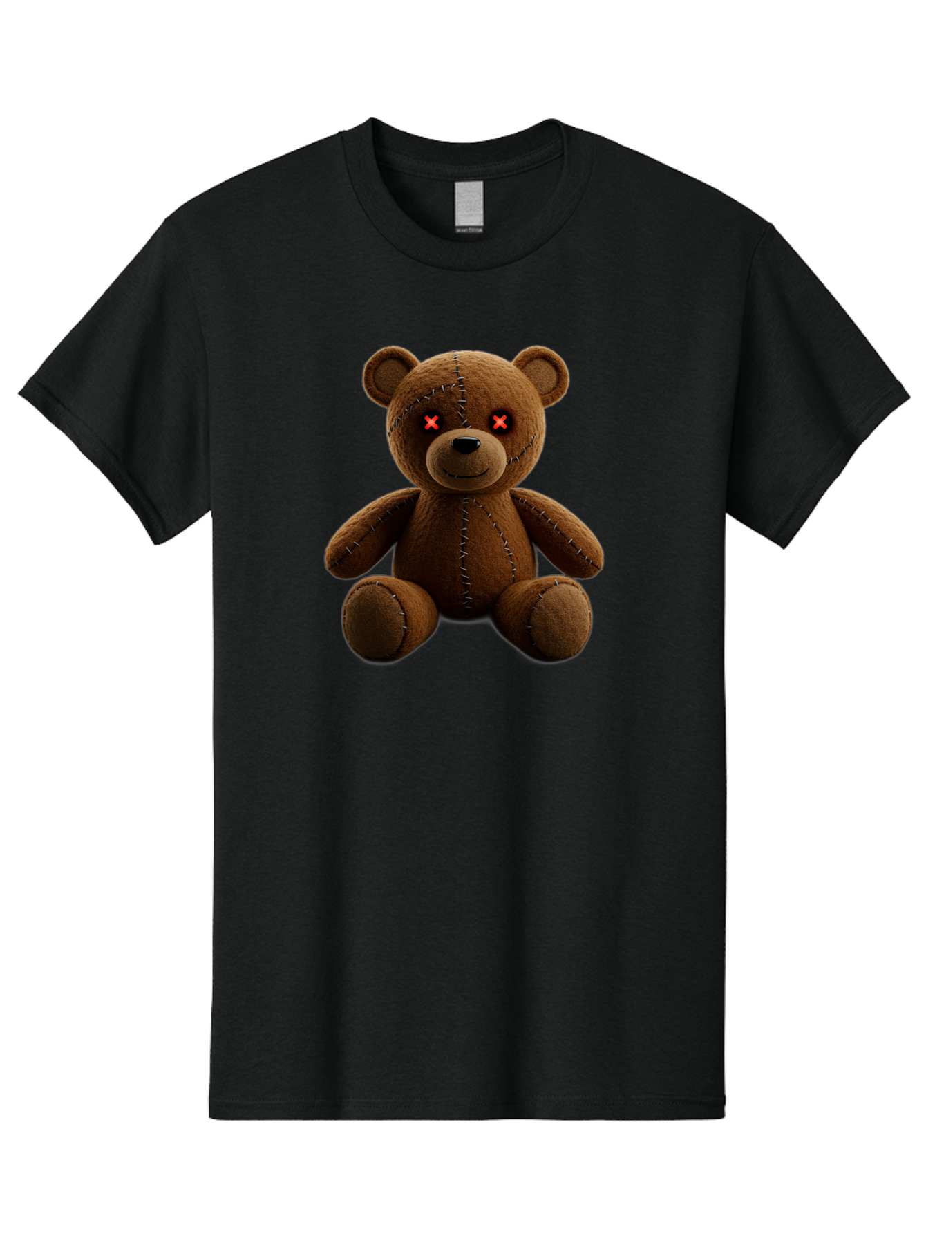 Voodoo-Teddy-Bear-12 Men'S Graphic Tee, 100% Cotton, Comfortable Casual Summer Wear, Machine Washable, Vintage Camera, Old Camera, Antique Camera, Black Camera, Classic Photography, Photography Equipment, Nostalgic Device, Film Camera, Bag076