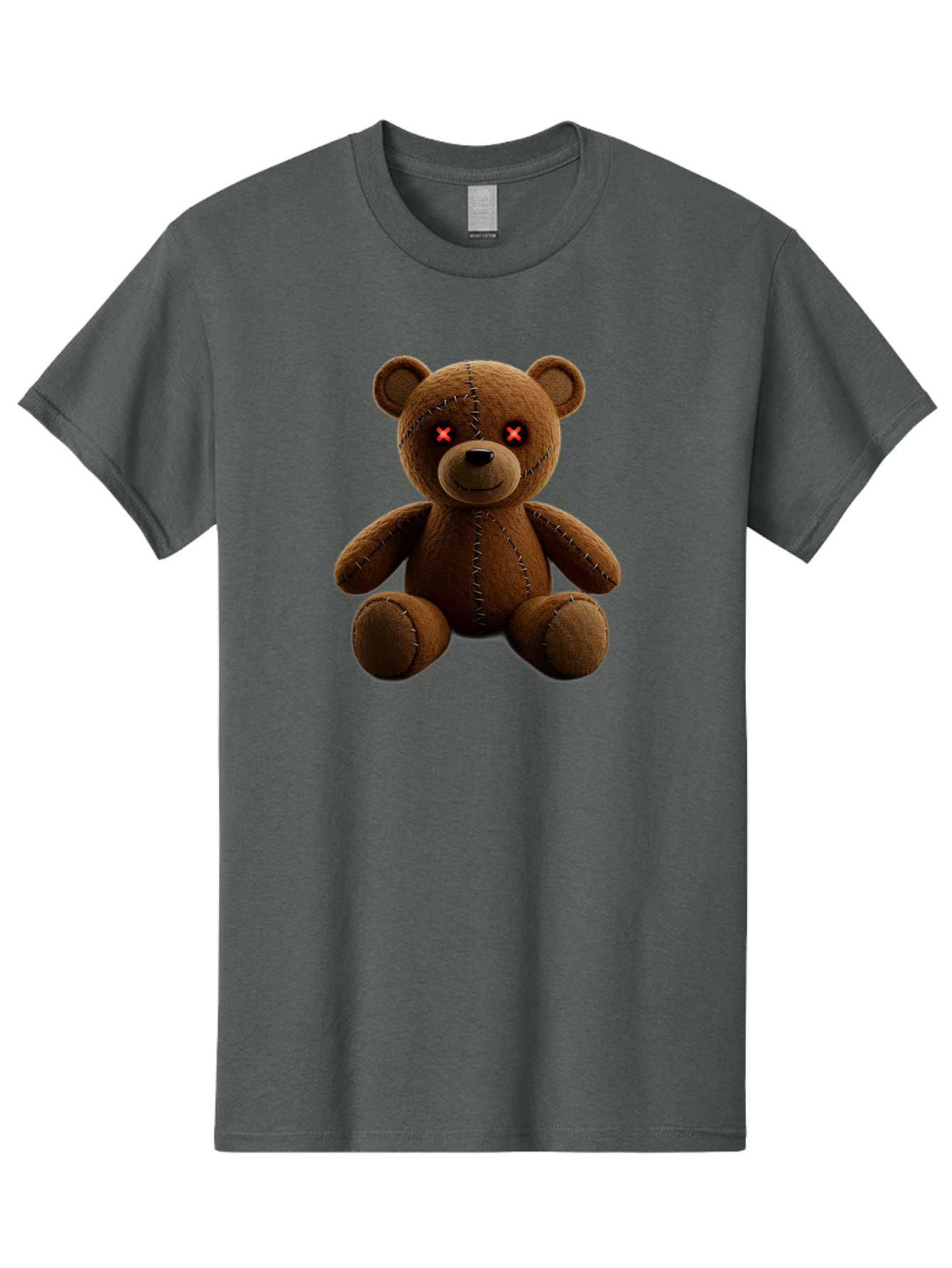 Voodoo-Teddy-Bear-12 Men'S Graphic Tee, 100% Cotton, Comfortable Casual Summer Wear, Machine Washable, Vintage Camera, Old Camera, Antique Camera, Black Camera, Classic Photography, Photography Equipment, Nostalgic Device, Film Camera, Bag076