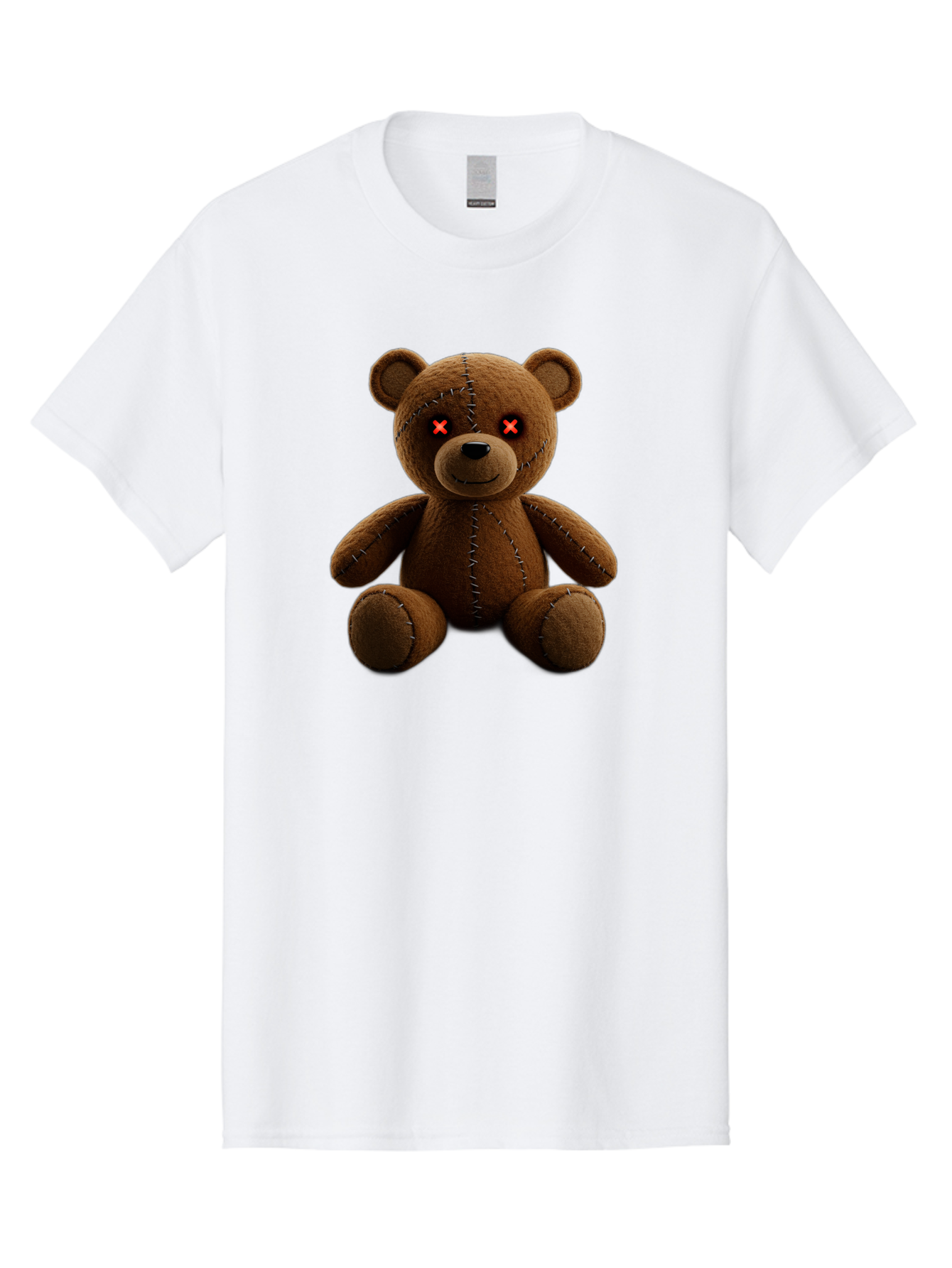 Voodoo-Teddy-Bear-12 Men'S Graphic Tee, 100% Cotton, Comfortable Casual Summer Wear, Machine Washable, Vintage Camera, Old Camera, Antique Camera, Black Camera, Classic Photography, Photography Equipment, Nostalgic Device, Film Camera, Bag076