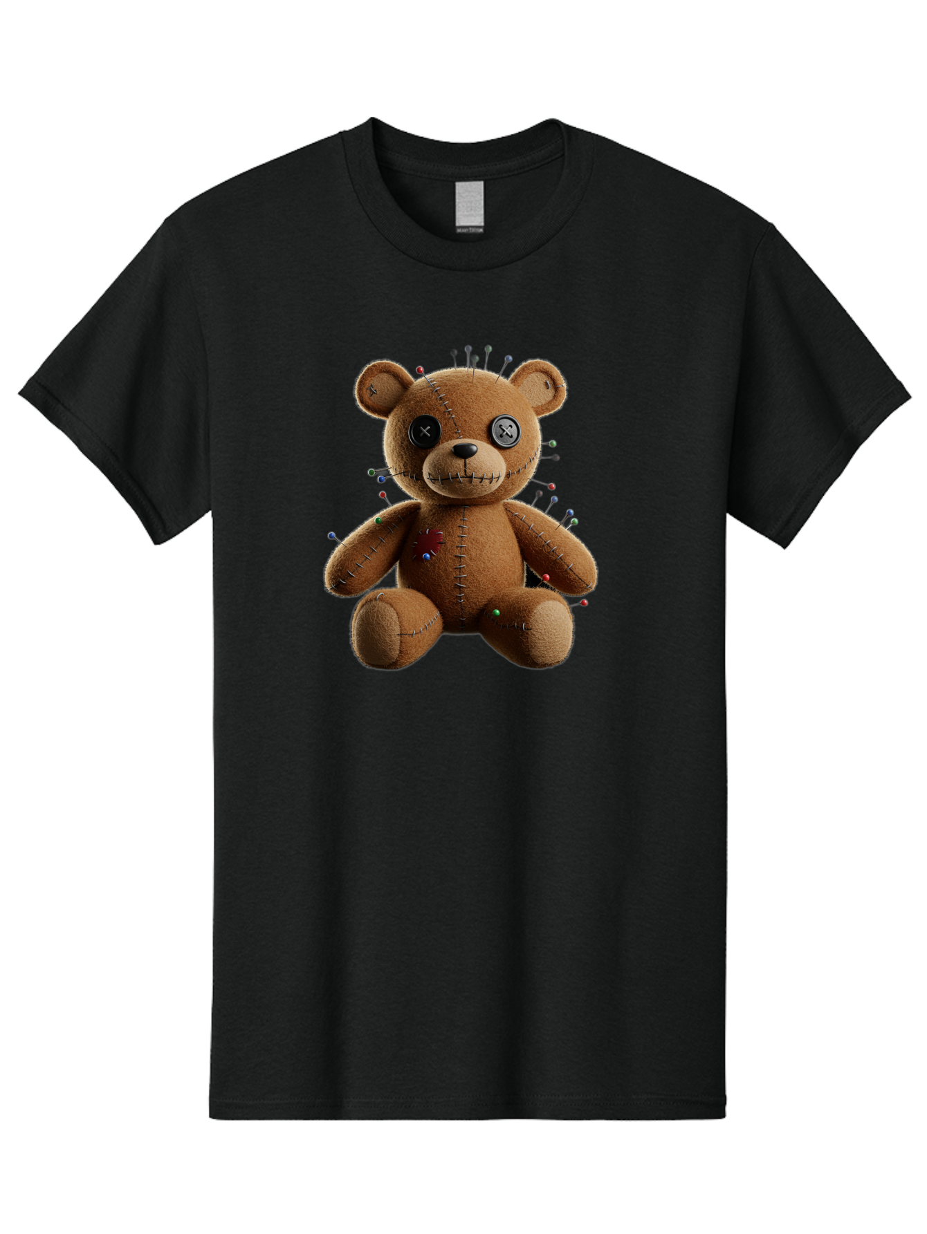 Voodoo-Teddy-Bear-13 Men'S Graphic Tee, 100% Cotton, Comfortable Casual Summer Wear, Machine Washable, Vintage Camera, Old Camera, Antique Camera, Black Camera, Classic Photography, Photography Equipment, Nostalgic Device, Film Camera, Bag077