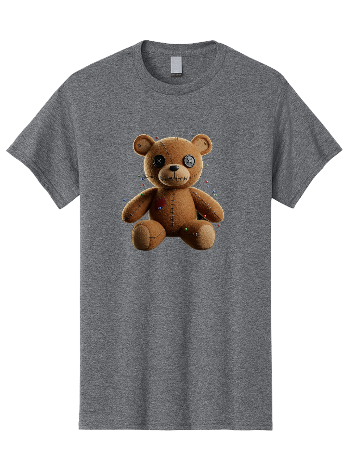 Voodoo-Teddy-Bear-13 Men'S Graphic Tee, 100% Cotton, Comfortable Casual Summer Wear, Machine Washable, Vintage Camera, Old Camera, Antique Camera, Black Camera, Classic Photography, Photography Equipment, Nostalgic Device, Film Camera, Bag077