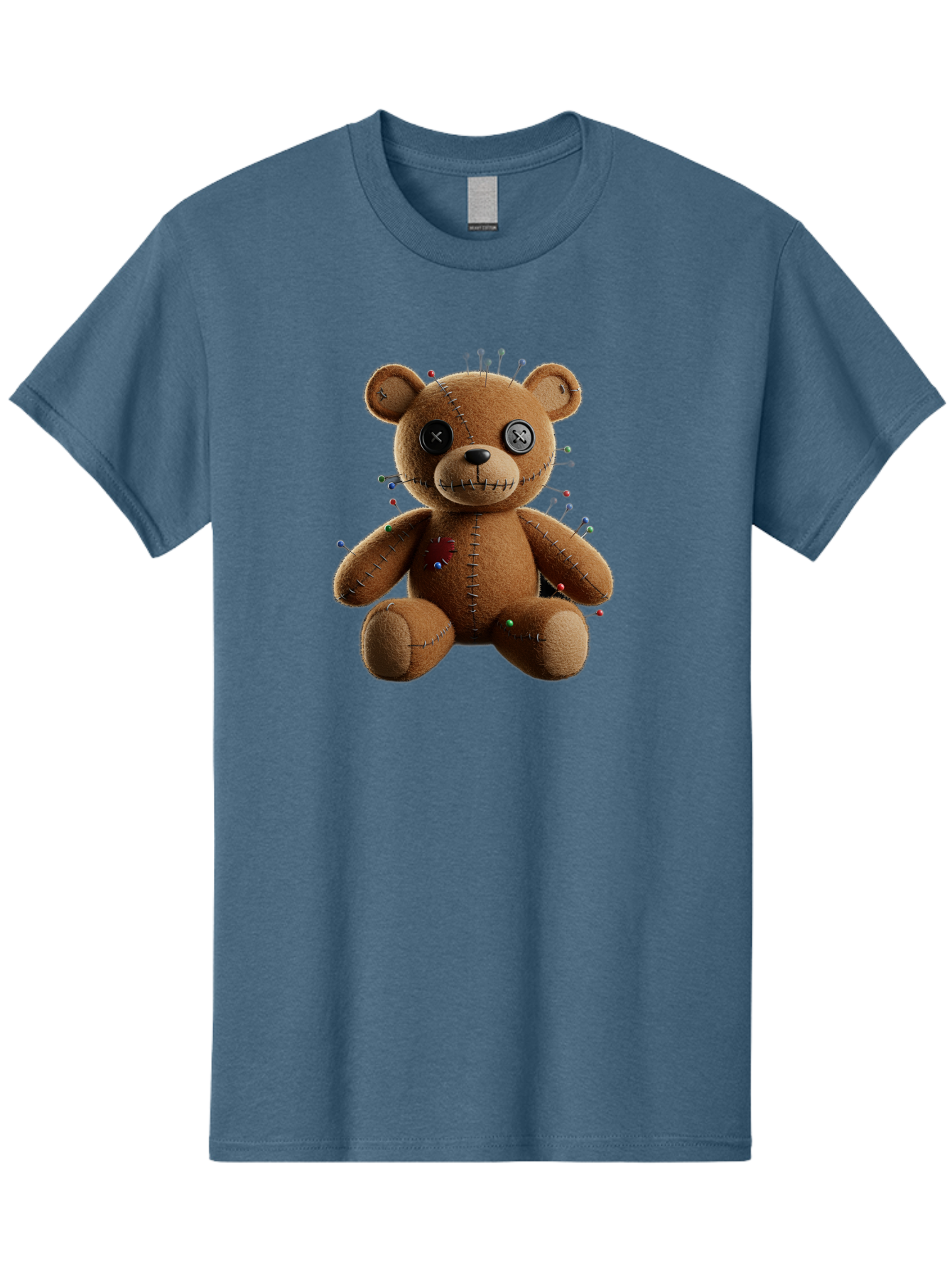 Voodoo-Teddy-Bear-13 Men'S Graphic Tee, 100% Cotton, Comfortable Casual Summer Wear, Machine Washable, Vintage Camera, Old Camera, Antique Camera, Black Camera, Classic Photography, Photography Equipment, Nostalgic Device, Film Camera, Bag077
