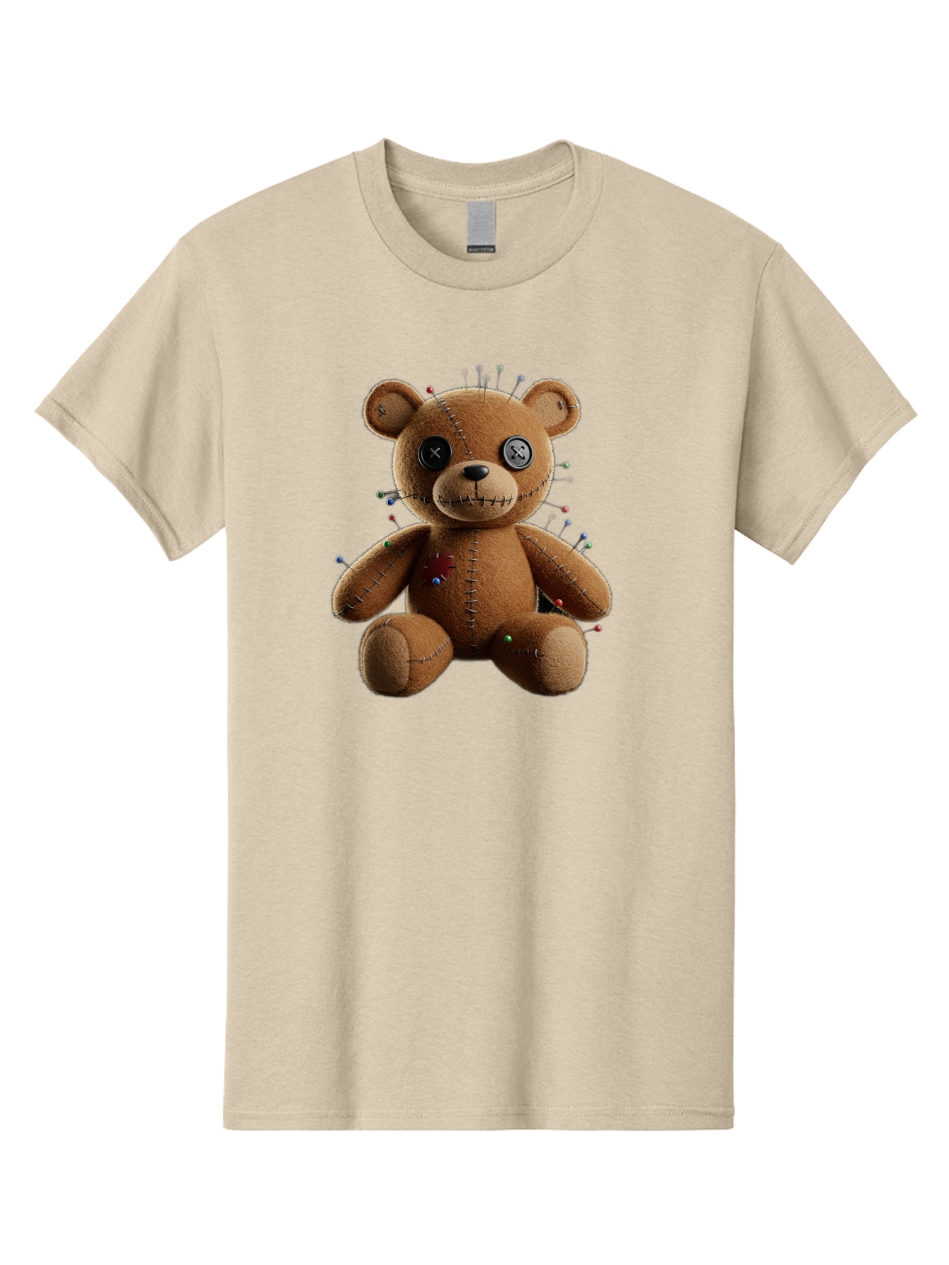 Voodoo-Teddy-Bear-13 Men'S Graphic Tee, 100% Cotton, Comfortable Casual Summer Wear, Machine Washable, Vintage Camera, Old Camera, Antique Camera, Black Camera, Classic Photography, Photography Equipment, Nostalgic Device, Film Camera, Bag077