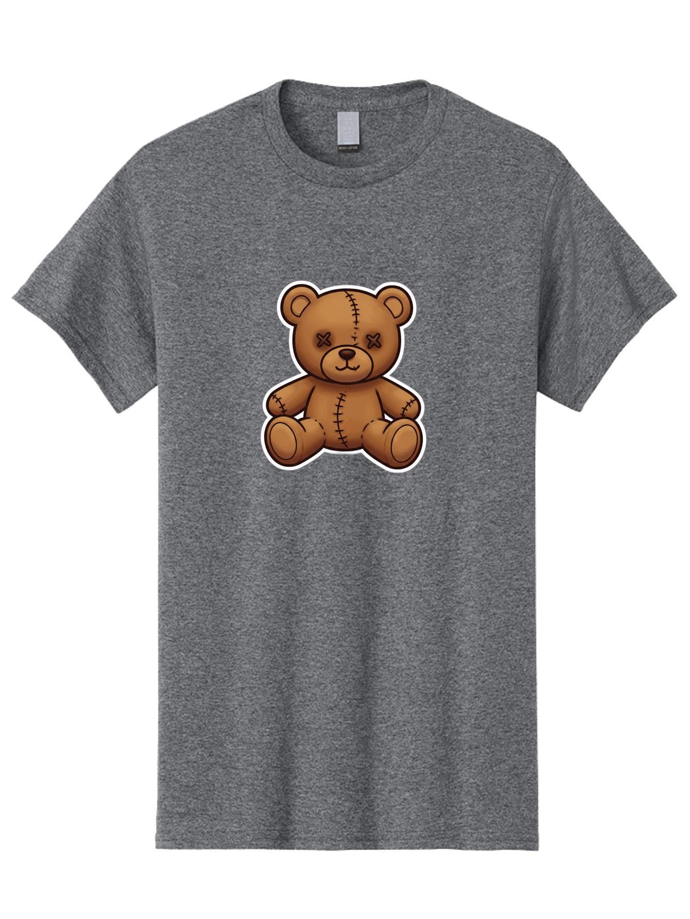Voodoo-Teddy-Bear-2 Men'S Graphic Tee, 100% Cotton, Comfortable Casual Summer Wear, Machine Washable, Vintage Camera, Old Camera, Antique Camera, Black Camera, Classic Photography, Photography Equipment, Nostalgic Device, Film Camera, Bag080