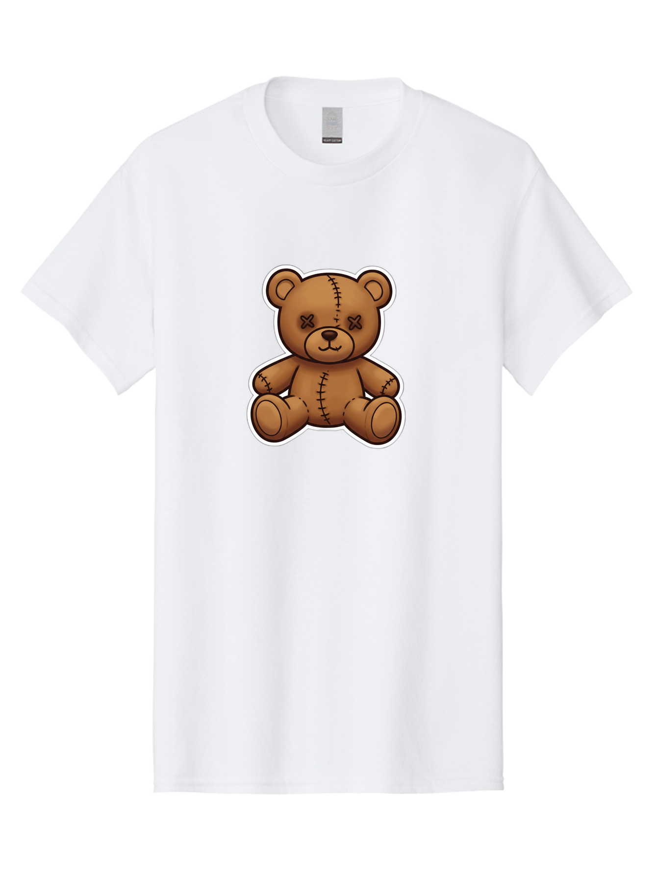 Voodoo-Teddy-Bear-2 Men'S Graphic Tee, 100% Cotton, Comfortable Casual Summer Wear, Machine Washable, Vintage Camera, Old Camera, Antique Camera, Black Camera, Classic Photography, Photography Equipment, Nostalgic Device, Film Camera, Bag080