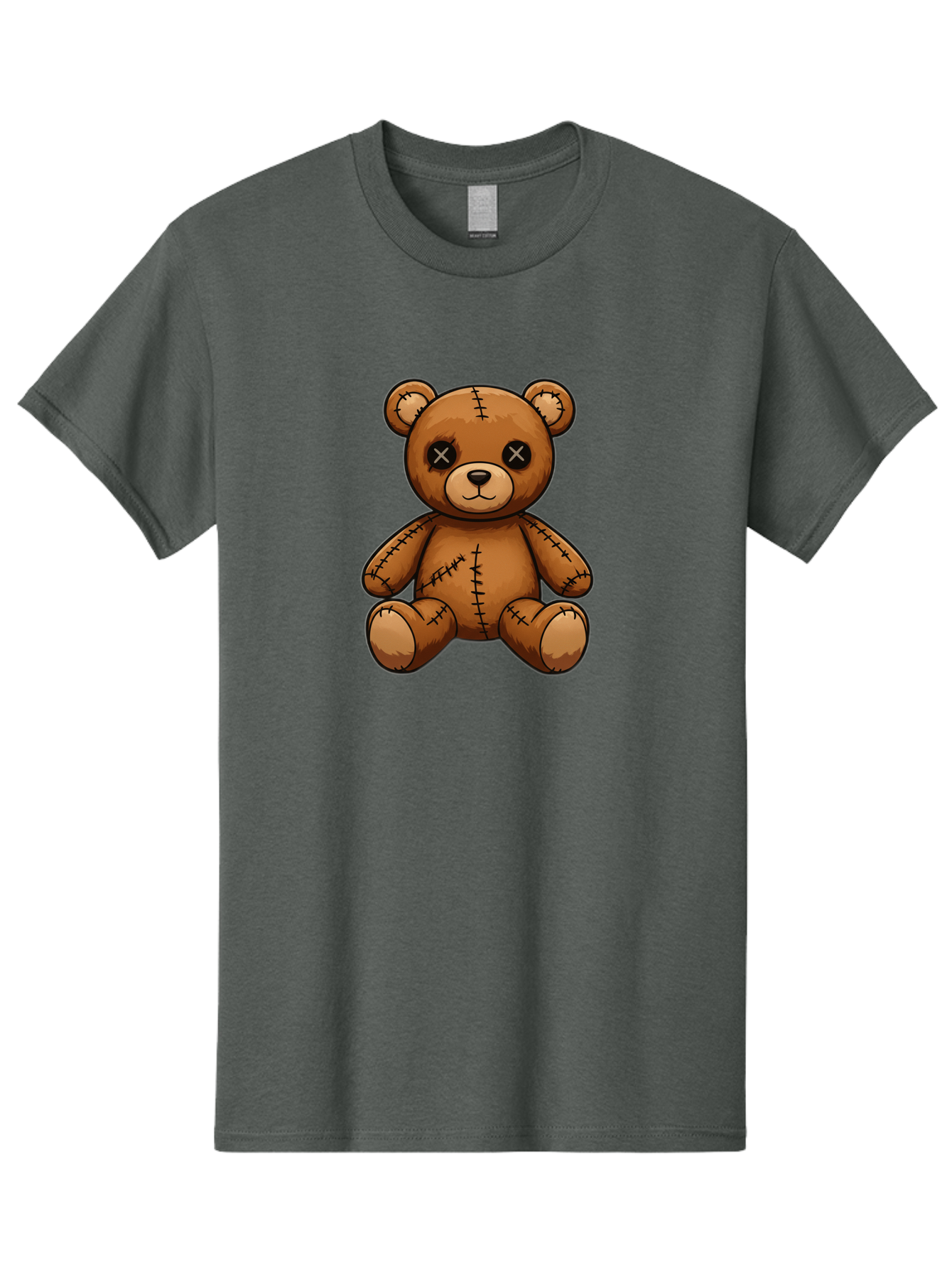 Voodoo-Teddy-Bear-3 Men'S Graphic Tee, 100% Cotton, Comfortable Casual Summer Wear, Machine Washable, Vintage Camera, Old Camera, Antique Camera, Black Camera, Classic Photography, Photography Equipment, Nostalgic Device, Film Camera, Bag081