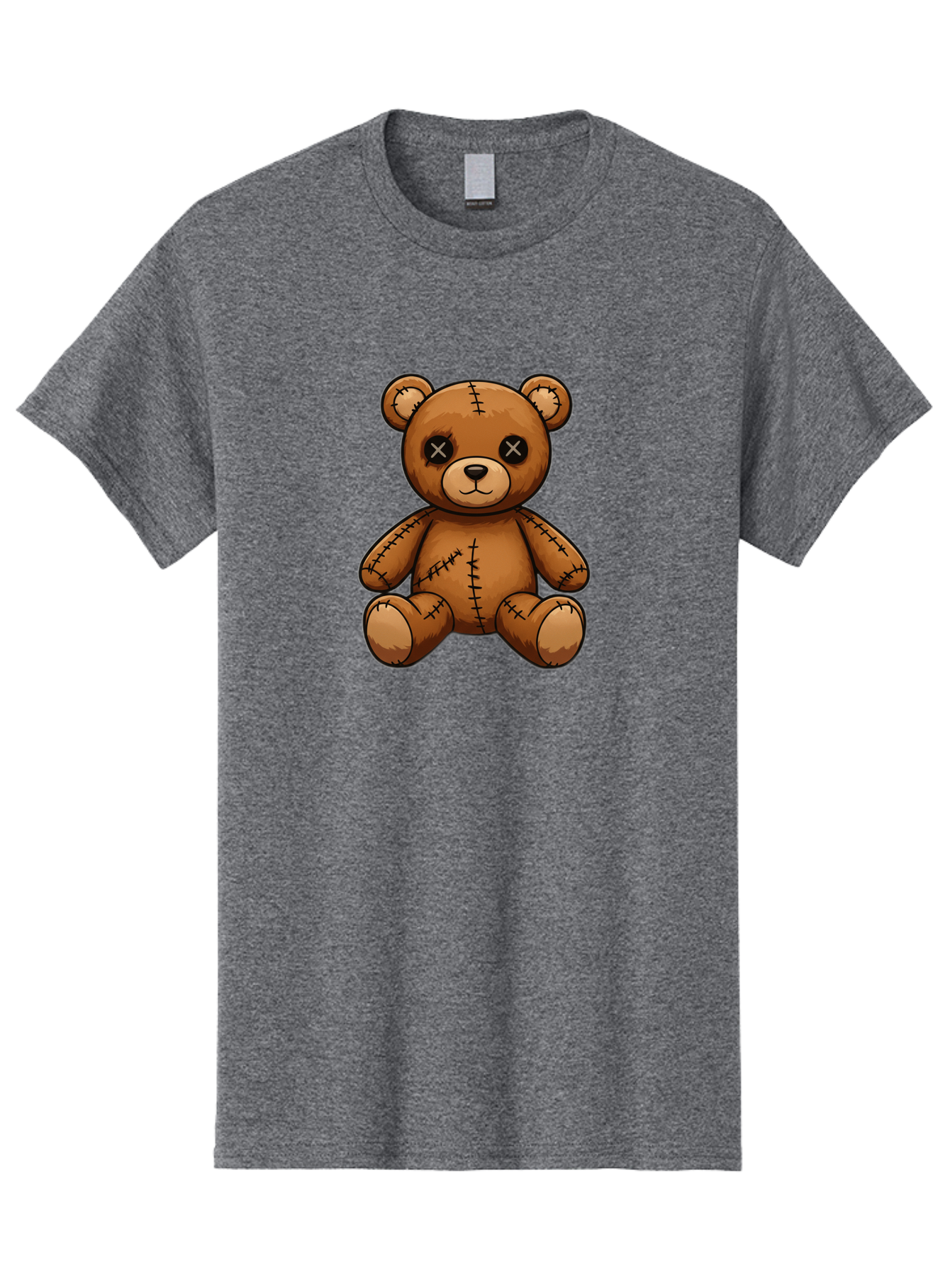 Voodoo-Teddy-Bear-3 Men'S Graphic Tee, 100% Cotton, Comfortable Casual Summer Wear, Machine Washable, Vintage Camera, Old Camera, Antique Camera, Black Camera, Classic Photography, Photography Equipment, Nostalgic Device, Film Camera, Bag081