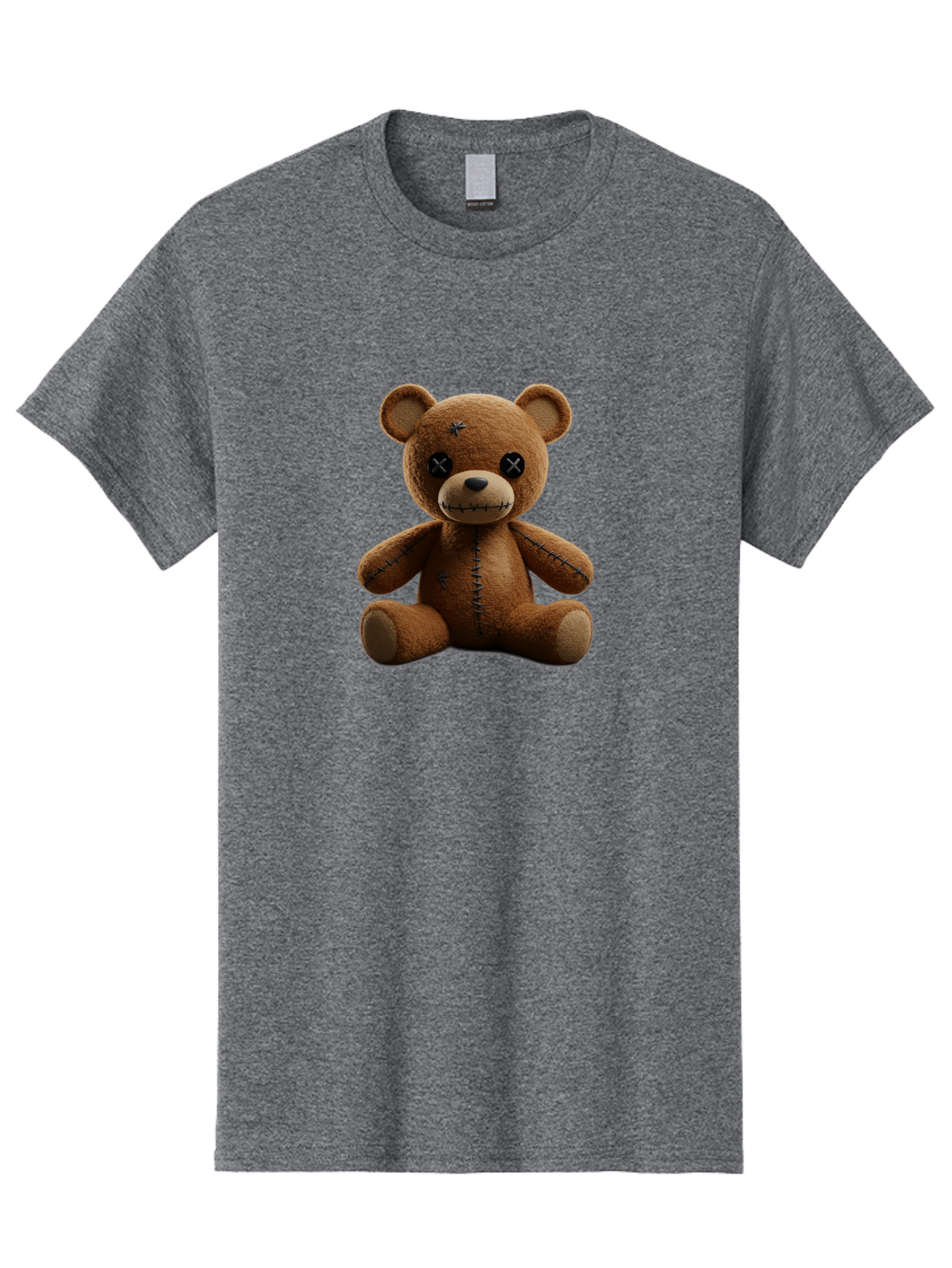 Voodoo-Teddy-Bear-4 Men'S Graphic Tee, 100% Cotton, Comfortable Casual Summer Wear, Machine Washable, Vintage Camera, Old Camera, Antique Camera, Black Camera, Classic Photography, Photography Equipment, Nostalgic Device, Film Camera, Bag082
