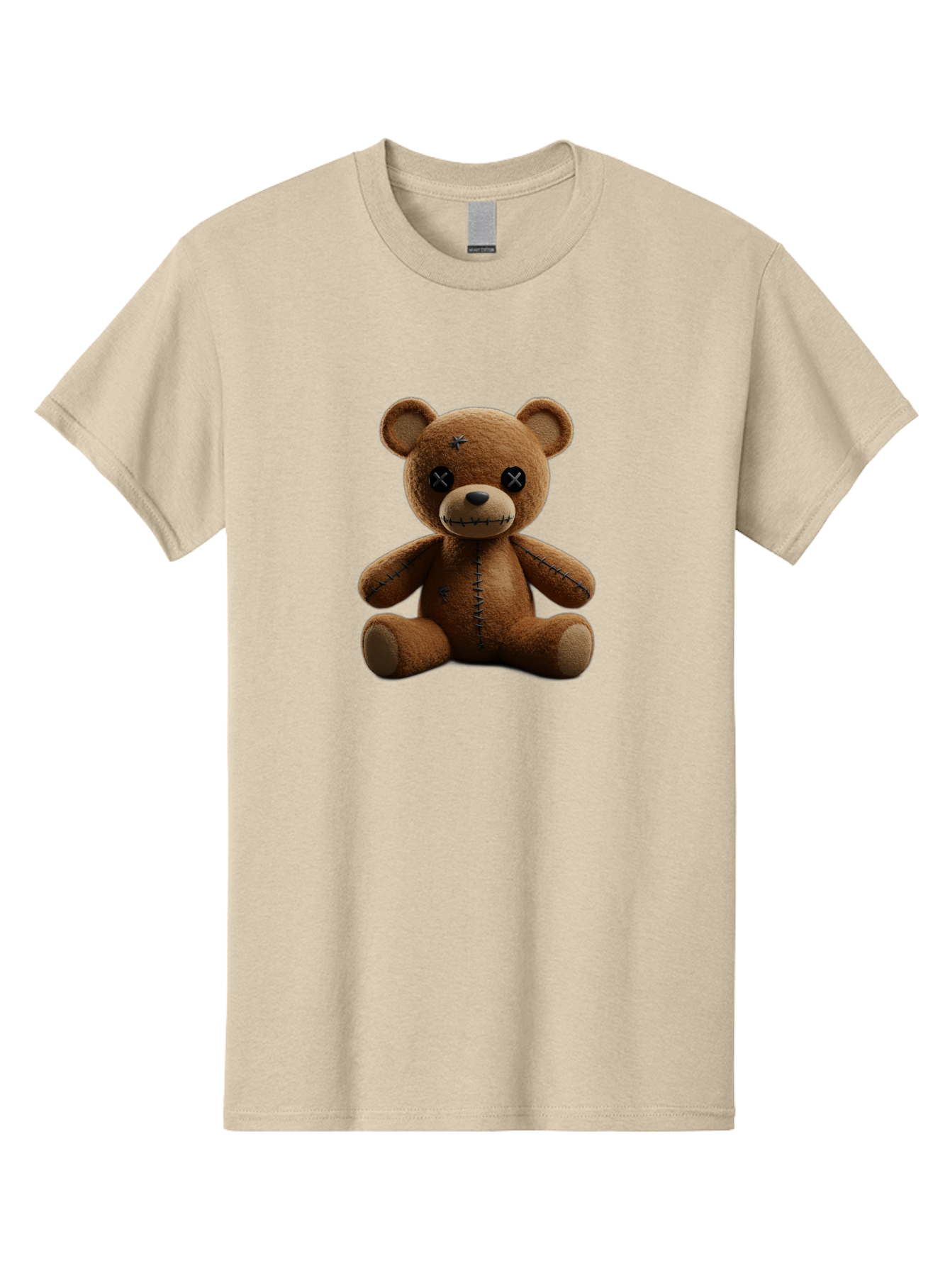 Voodoo-Teddy-Bear-4 Men'S Graphic Tee, 100% Cotton, Comfortable Casual Summer Wear, Machine Washable, Vintage Camera, Old Camera, Antique Camera, Black Camera, Classic Photography, Photography Equipment, Nostalgic Device, Film Camera, Bag082