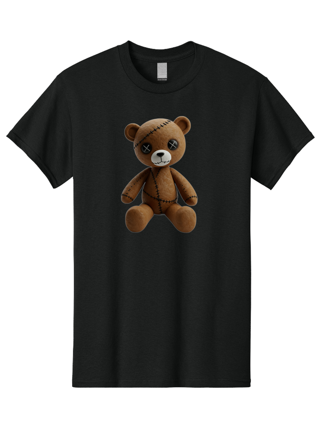 Voodoo-Teddy-Bear-5 Men'S Graphic Tee, 100% Cotton, Comfortable Casual Summer Wear, Machine Washable, Vintage Camera, Old Camera, Antique Camera, Black Camera, Classic Photography, Photography Equipment, Nostalgic Device, Film Camera, Bag083