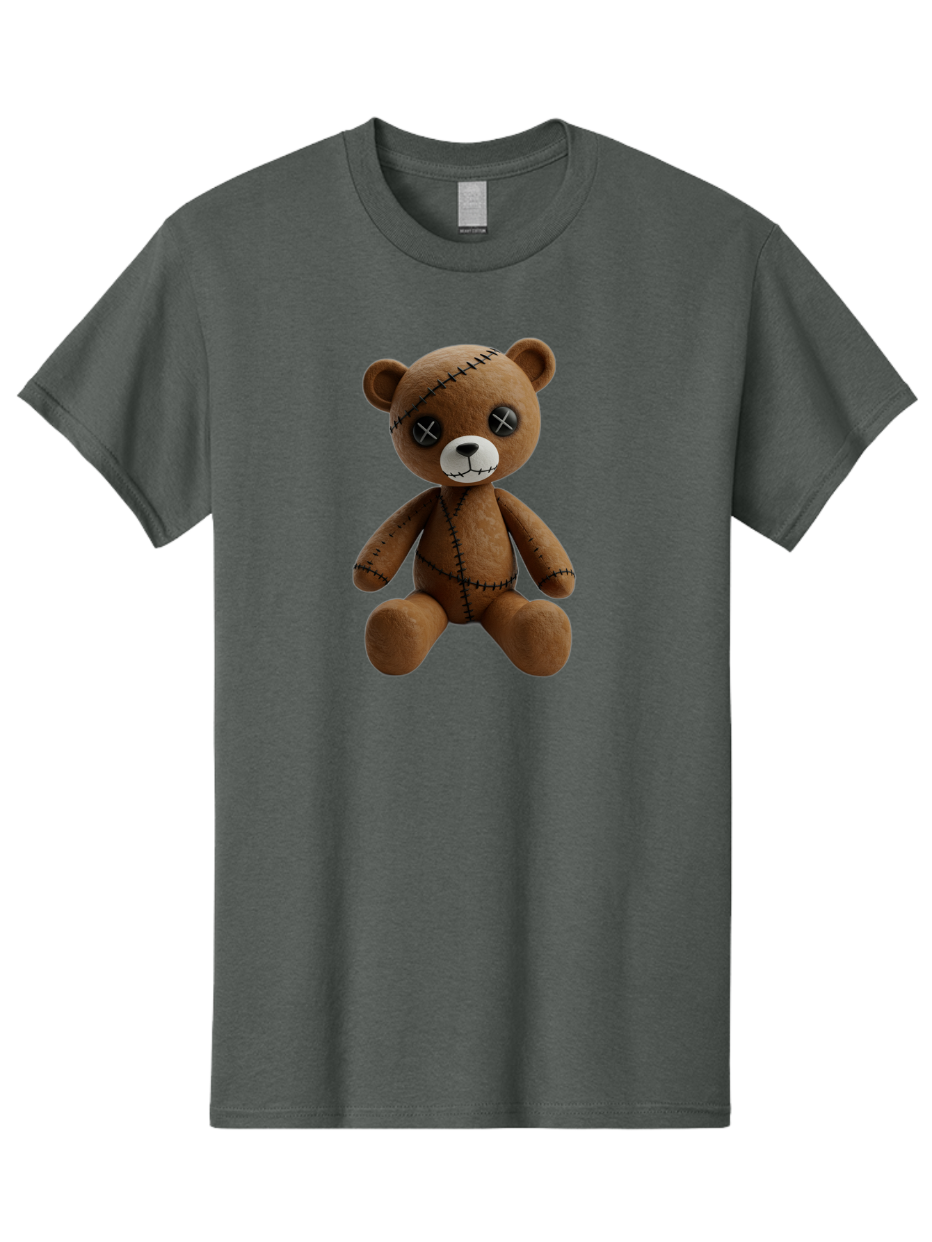 Voodoo-Teddy-Bear-5 Men'S Graphic Tee, 100% Cotton, Comfortable Casual Summer Wear, Machine Washable, Vintage Camera, Old Camera, Antique Camera, Black Camera, Classic Photography, Photography Equipment, Nostalgic Device, Film Camera, Bag083