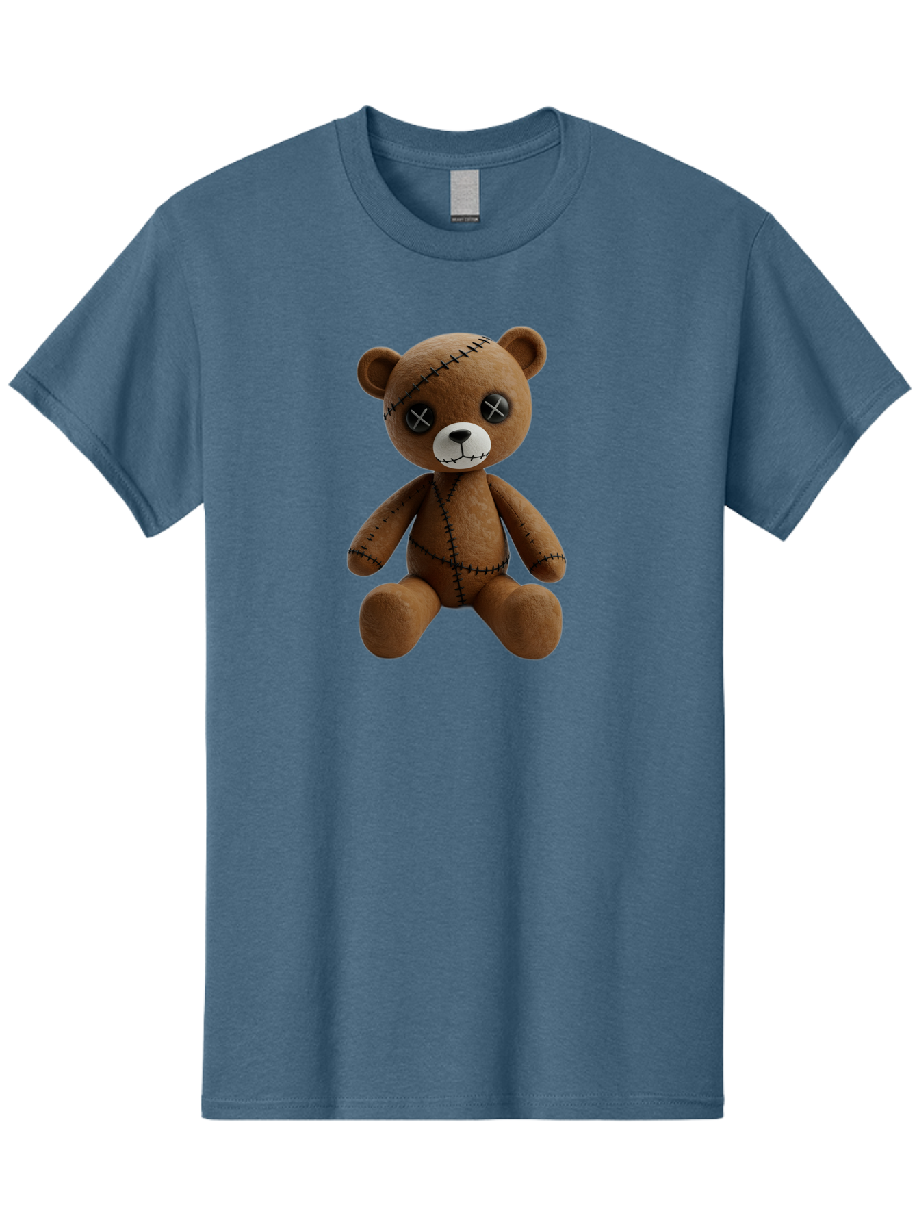 Voodoo-Teddy-Bear-5 Men'S Graphic Tee, 100% Cotton, Comfortable Casual Summer Wear, Machine Washable, Vintage Camera, Old Camera, Antique Camera, Black Camera, Classic Photography, Photography Equipment, Nostalgic Device, Film Camera, Bag083