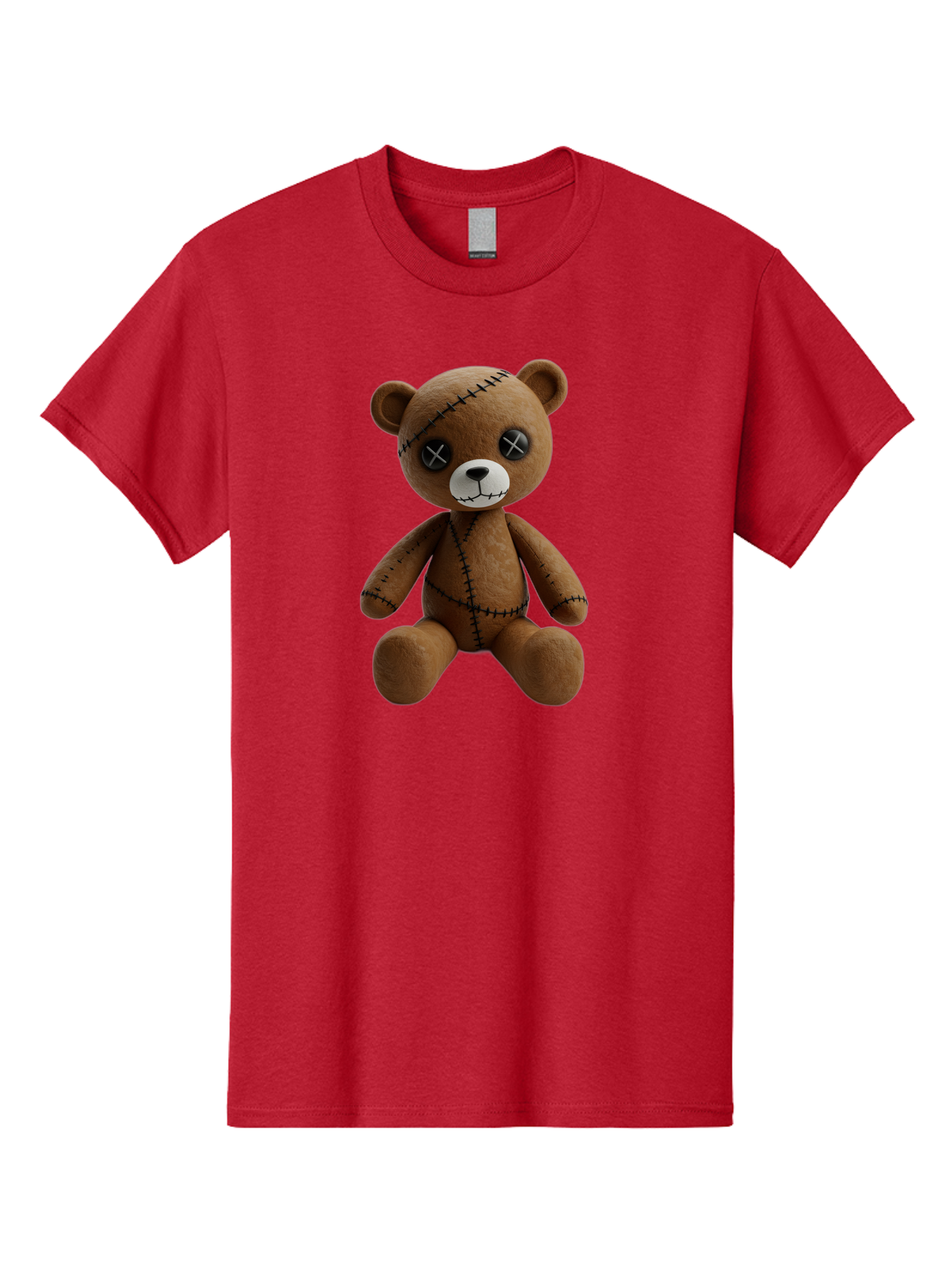 Voodoo-Teddy-Bear-5 Men'S Graphic Tee, 100% Cotton, Comfortable Casual Summer Wear, Machine Washable, Vintage Camera, Old Camera, Antique Camera, Black Camera, Classic Photography, Photography Equipment, Nostalgic Device, Film Camera, Bag083