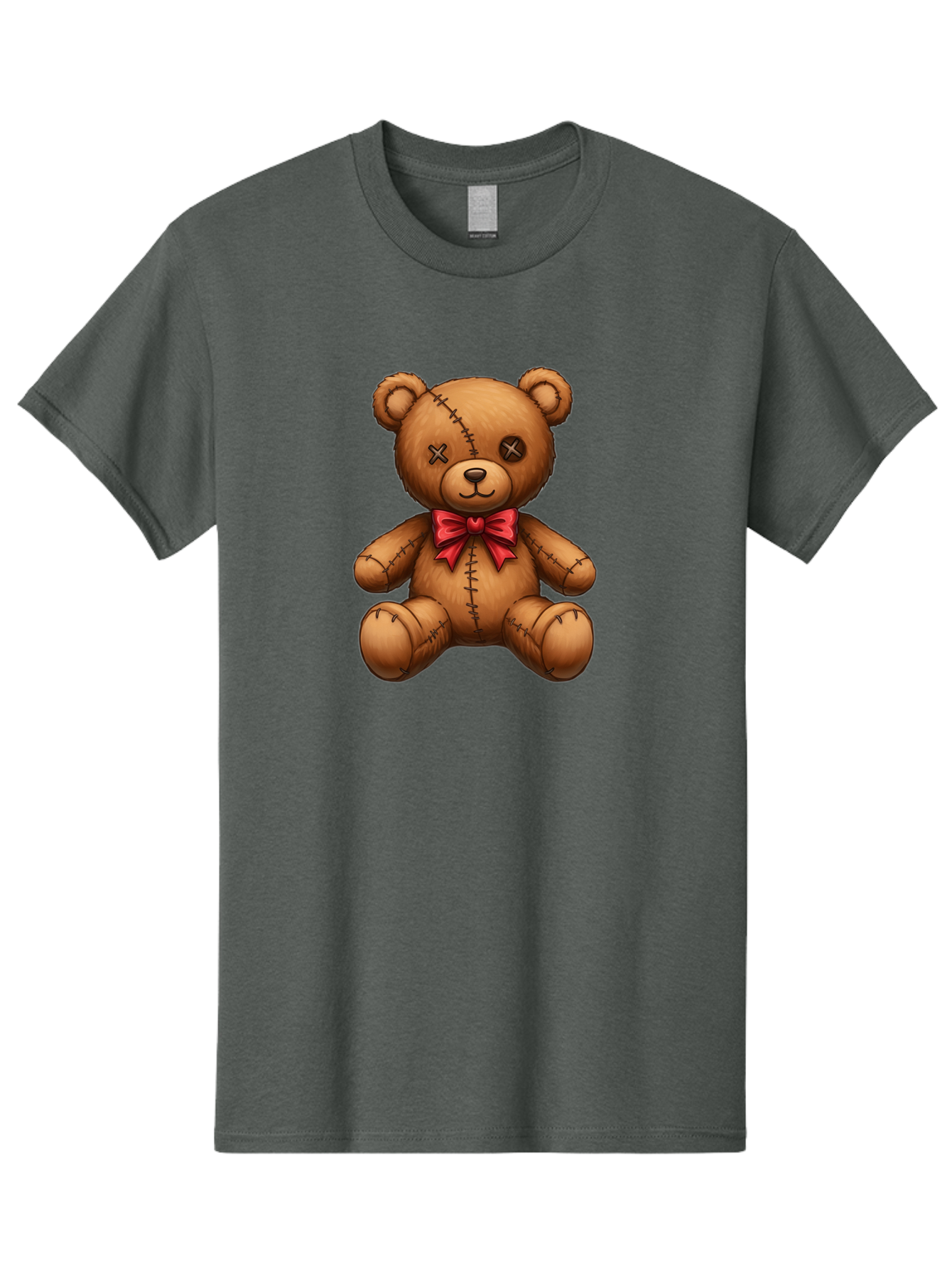 Voodoo-Teddy-Bear-8 Men'S Graphic Tee, 100% Cotton, Comfortable Casual Summer Wear, Machine Washable, Vintage Camera, Old Camera, Antique Camera, Black Camera, Classic Photography, Photography Equipment, Nostalgic Device, Film Camera, Bag086