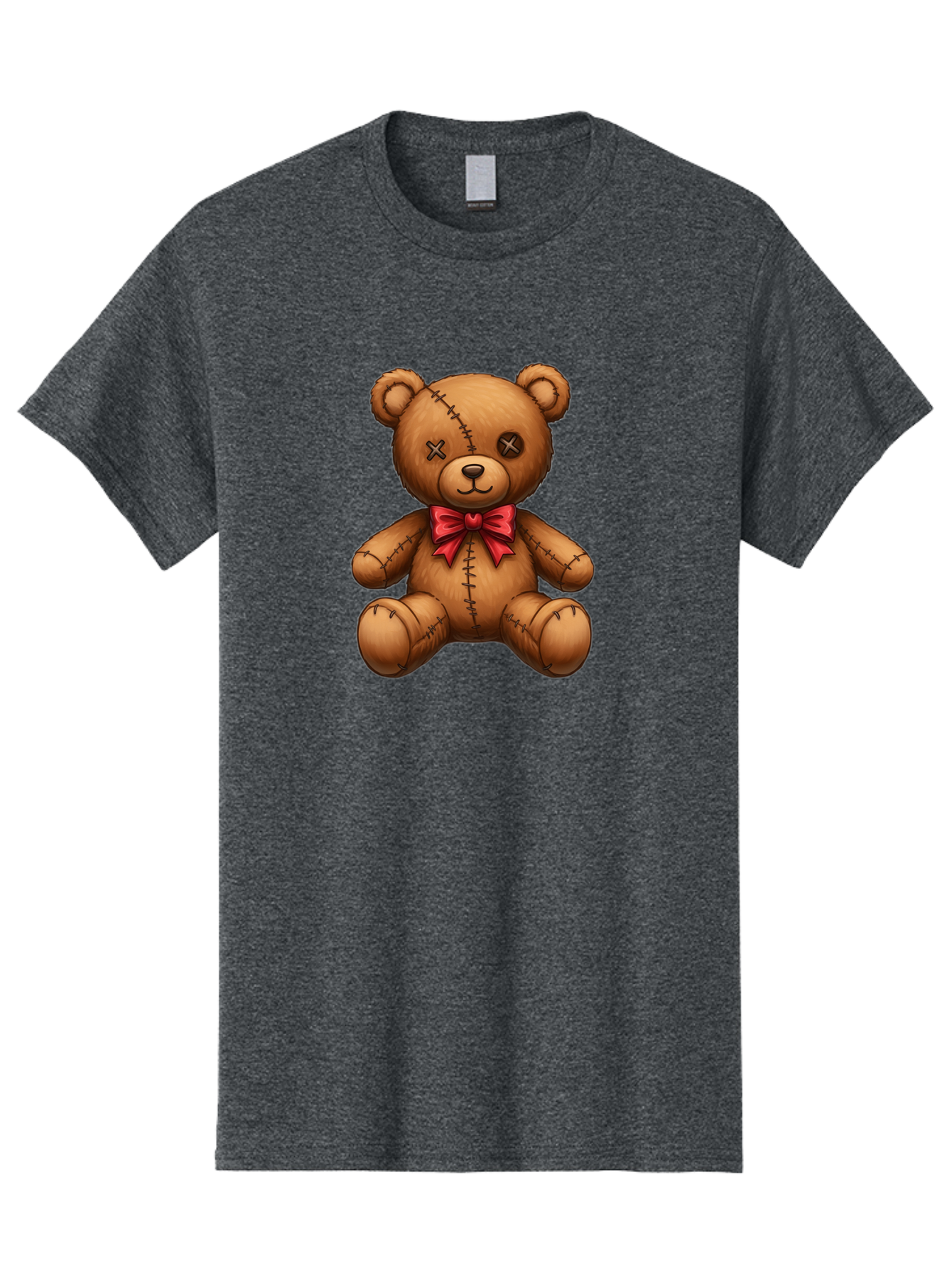 Voodoo-Teddy-Bear-8 Men'S Graphic Tee, 100% Cotton, Comfortable Casual Summer Wear, Machine Washable, Vintage Camera, Old Camera, Antique Camera, Black Camera, Classic Photography, Photography Equipment, Nostalgic Device, Film Camera, Bag086