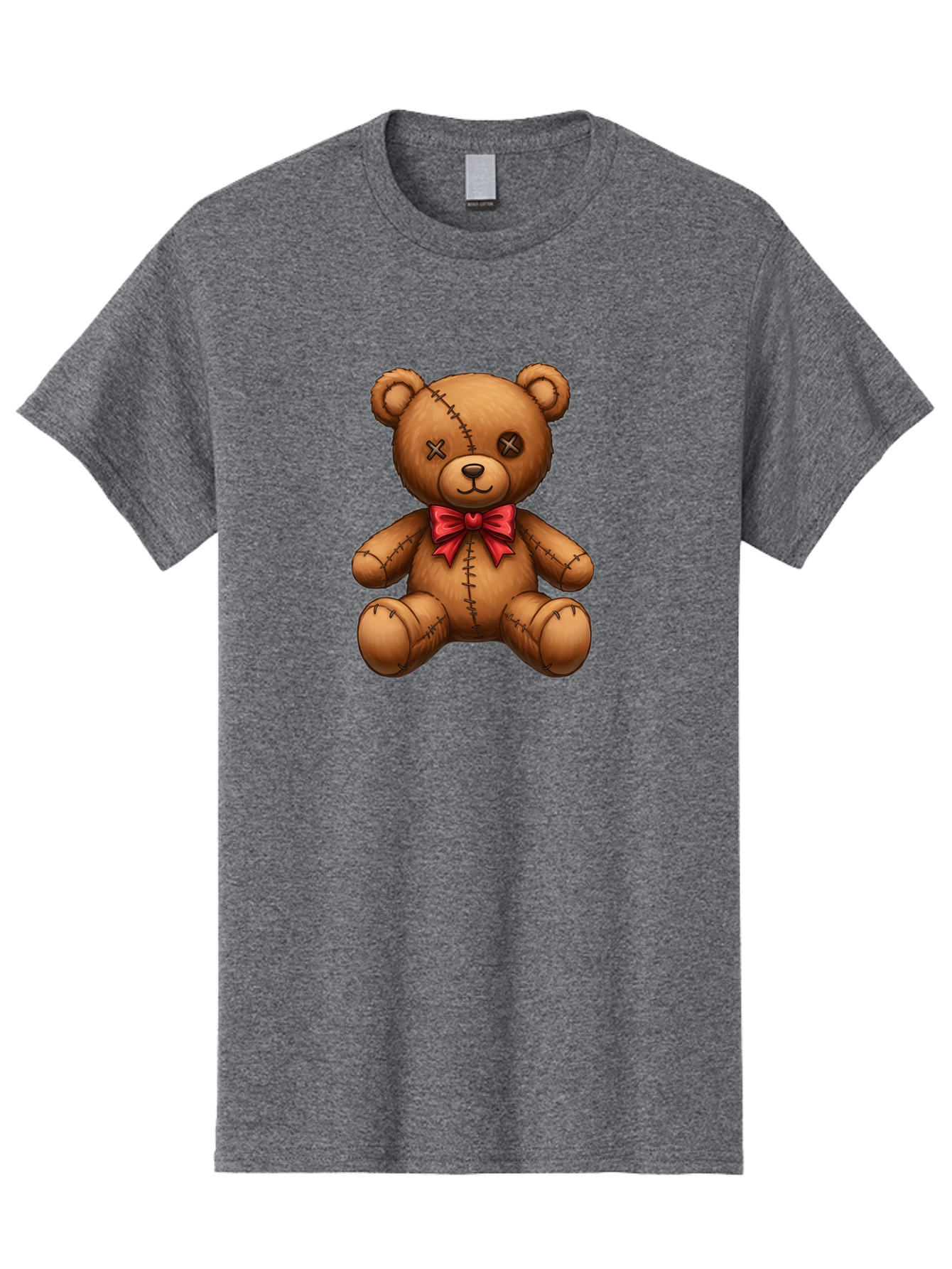 Voodoo-Teddy-Bear-8 Men'S Graphic Tee, 100% Cotton, Comfortable Casual Summer Wear, Machine Washable, Vintage Camera, Old Camera, Antique Camera, Black Camera, Classic Photography, Photography Equipment, Nostalgic Device, Film Camera, Bag086
