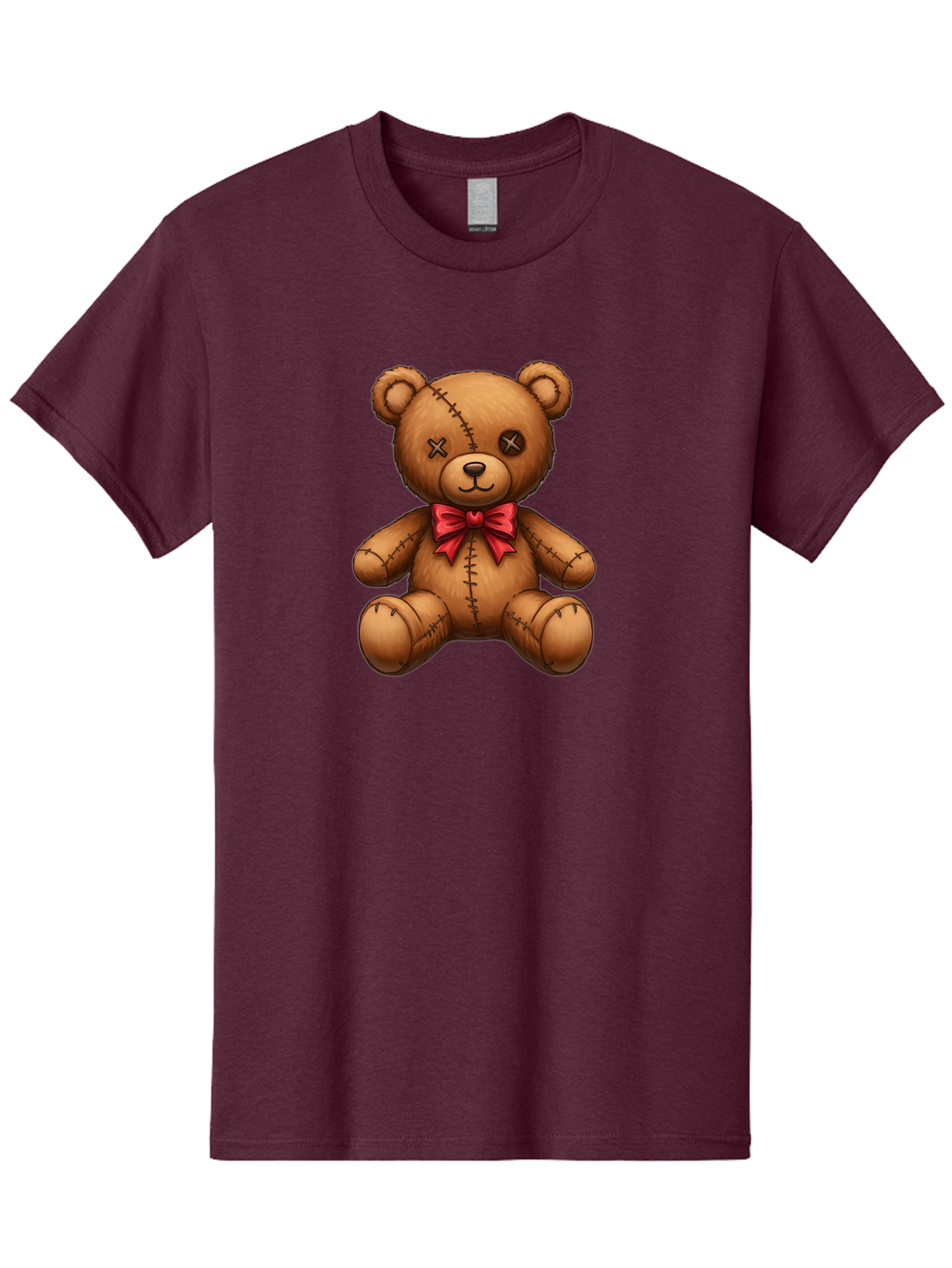 Voodoo-Teddy-Bear-8 Men'S Graphic Tee, 100% Cotton, Comfortable Casual Summer Wear, Machine Washable, Vintage Camera, Old Camera, Antique Camera, Black Camera, Classic Photography, Photography Equipment, Nostalgic Device, Film Camera, Bag086