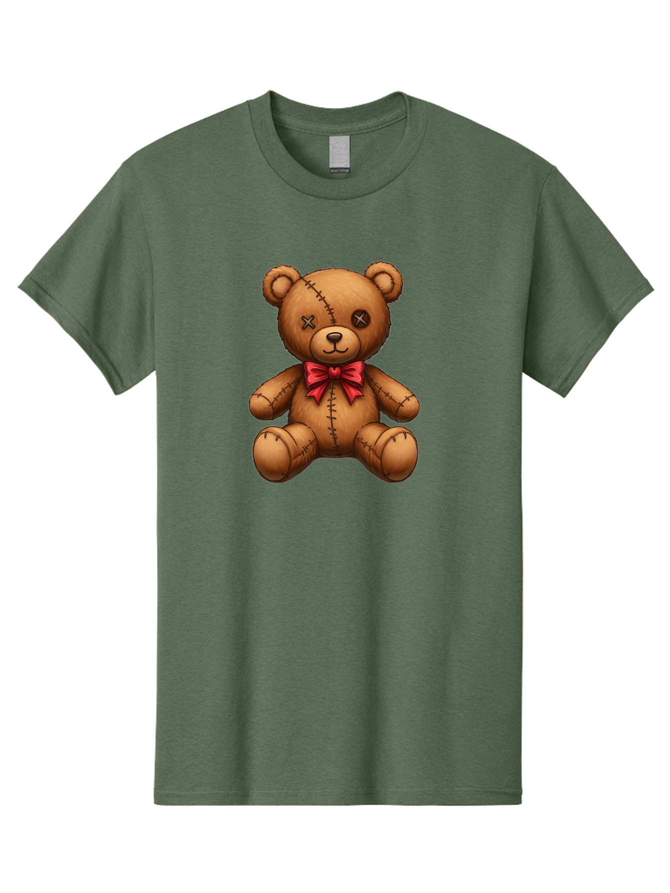 Voodoo-Teddy-Bear-8 Men'S Graphic Tee, 100% Cotton, Comfortable Casual Summer Wear, Machine Washable, Vintage Camera, Old Camera, Antique Camera, Black Camera, Classic Photography, Photography Equipment, Nostalgic Device, Film Camera, Bag086
