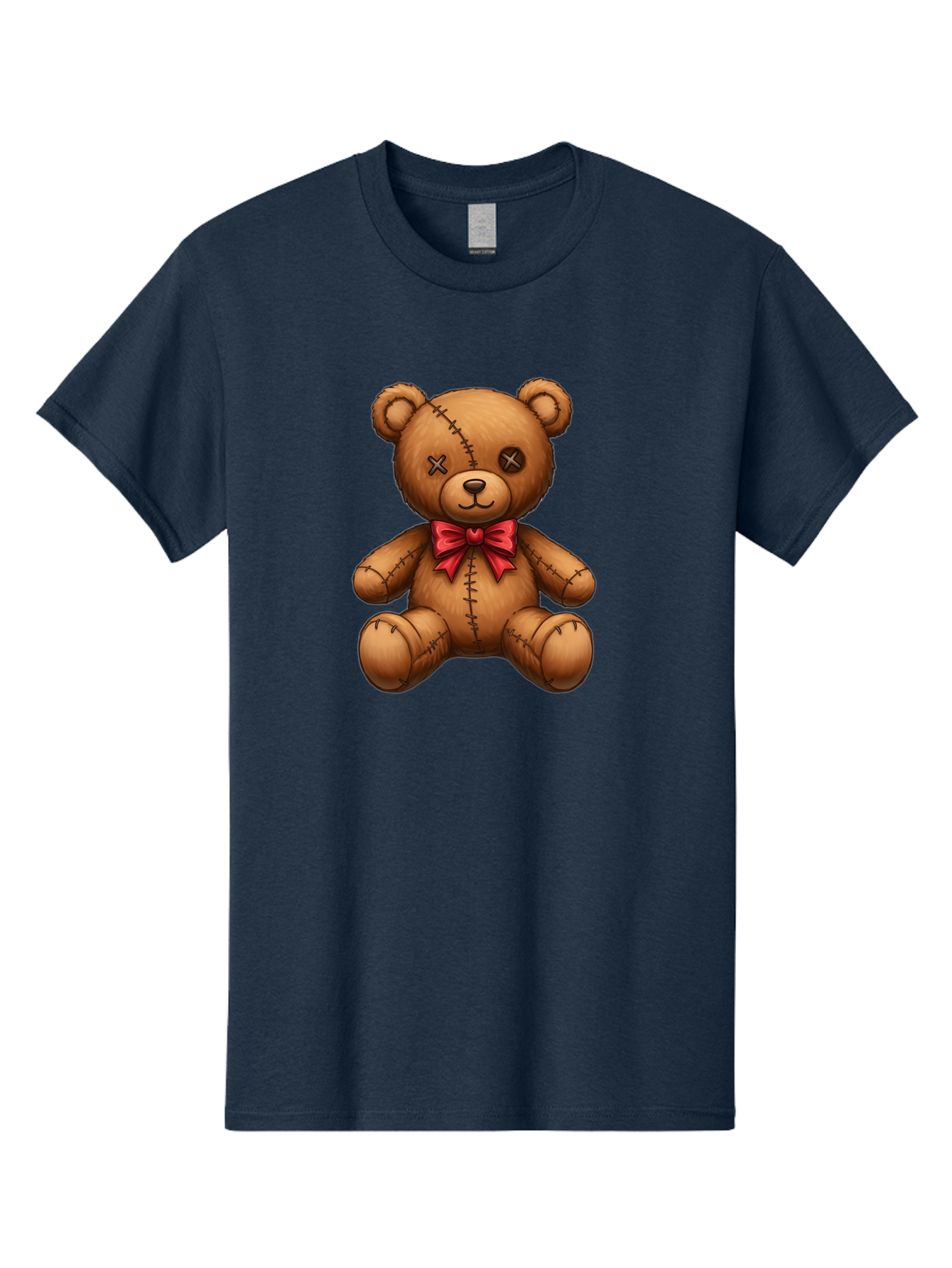 Voodoo-Teddy-Bear-8 Men'S Graphic Tee, 100% Cotton, Comfortable Casual Summer Wear, Machine Washable, Vintage Camera, Old Camera, Antique Camera, Black Camera, Classic Photography, Photography Equipment, Nostalgic Device, Film Camera, Bag086