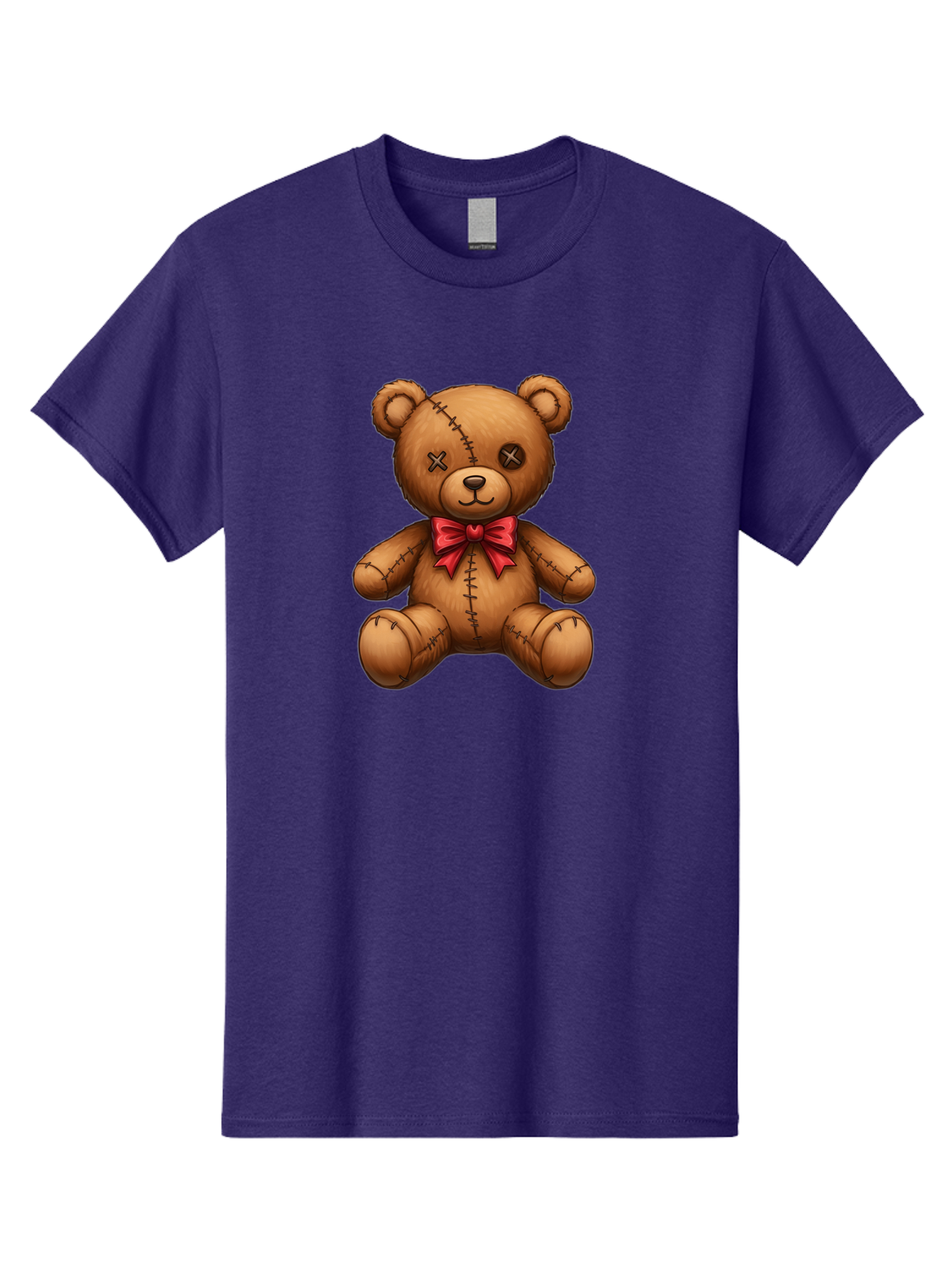 Voodoo-Teddy-Bear-8 Men'S Graphic Tee, 100% Cotton, Comfortable Casual Summer Wear, Machine Washable, Vintage Camera, Old Camera, Antique Camera, Black Camera, Classic Photography, Photography Equipment, Nostalgic Device, Film Camera, Bag086