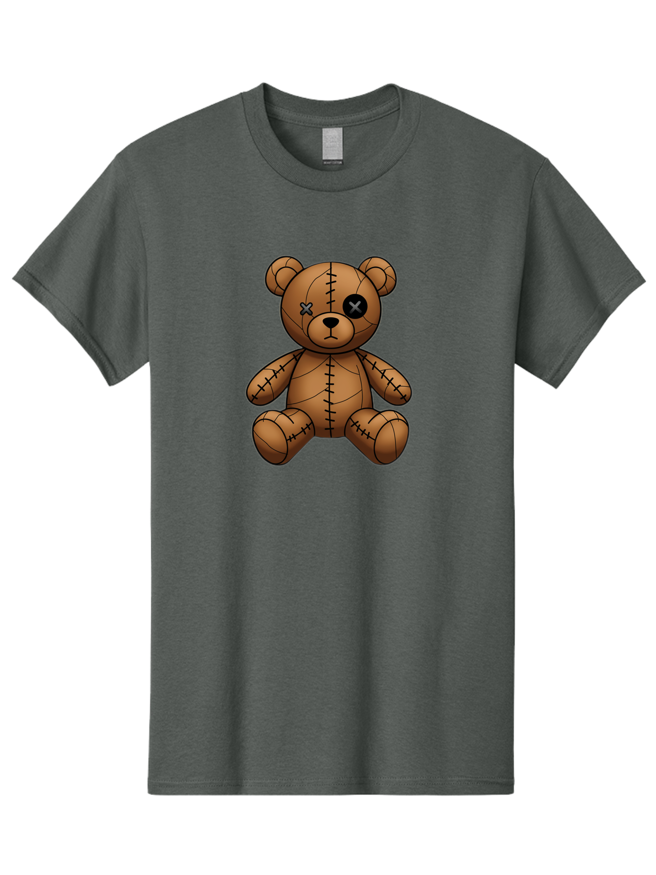 Voodoo-Teddy-Bear-9 Men'S Graphic Tee, 100% Cotton, Comfortable Casual Summer Wear, Machine Washable, Vintage Camera, Old Camera, Antique Camera, Black Camera, Classic Photography, Photography Equipment, Nostalgic Device, Film Camera, Bag087