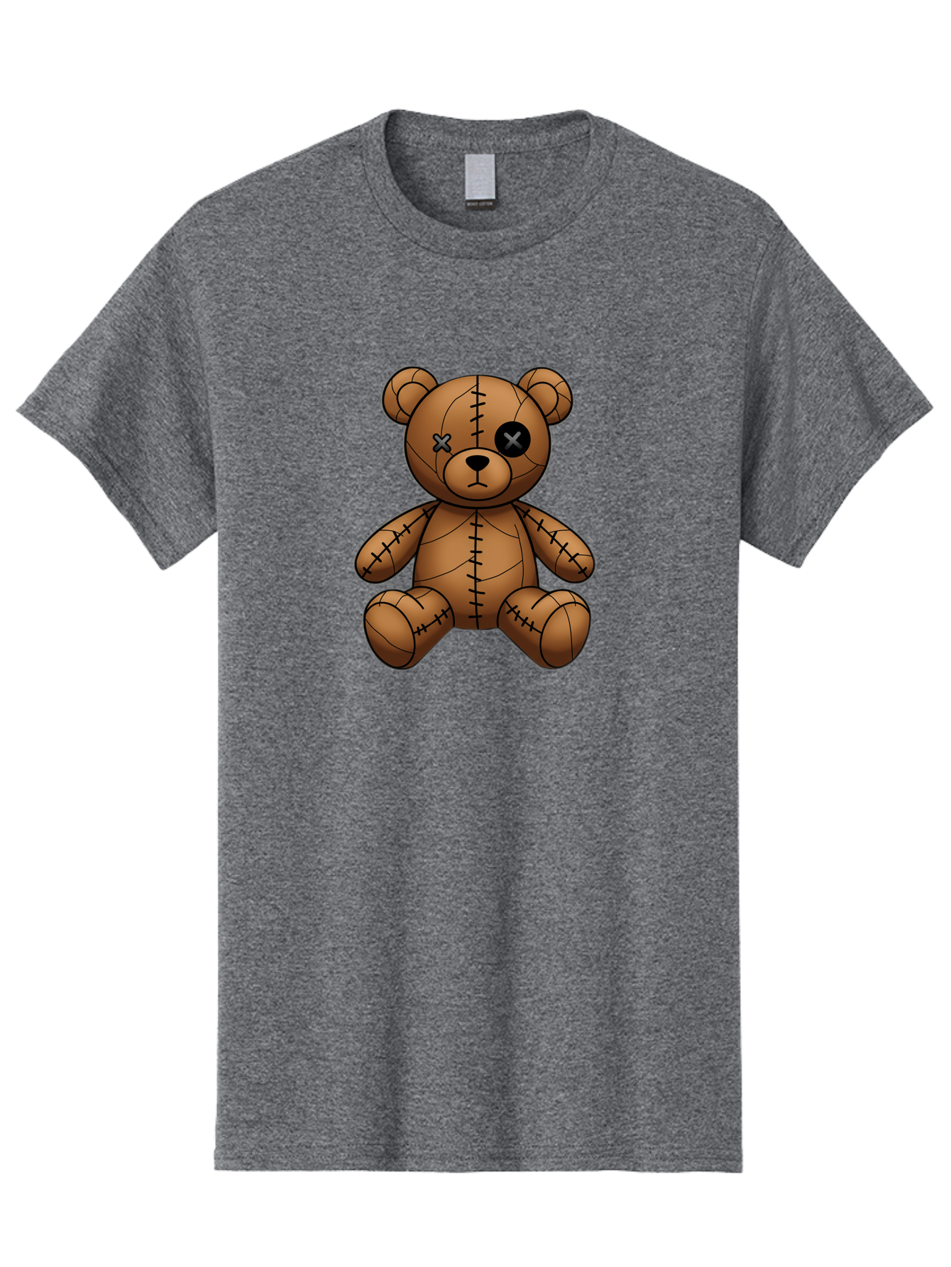 Voodoo-Teddy-Bear-9 Men'S Graphic Tee, 100% Cotton, Comfortable Casual Summer Wear, Machine Washable, Vintage Camera, Old Camera, Antique Camera, Black Camera, Classic Photography, Photography Equipment, Nostalgic Device, Film Camera, Bag087
