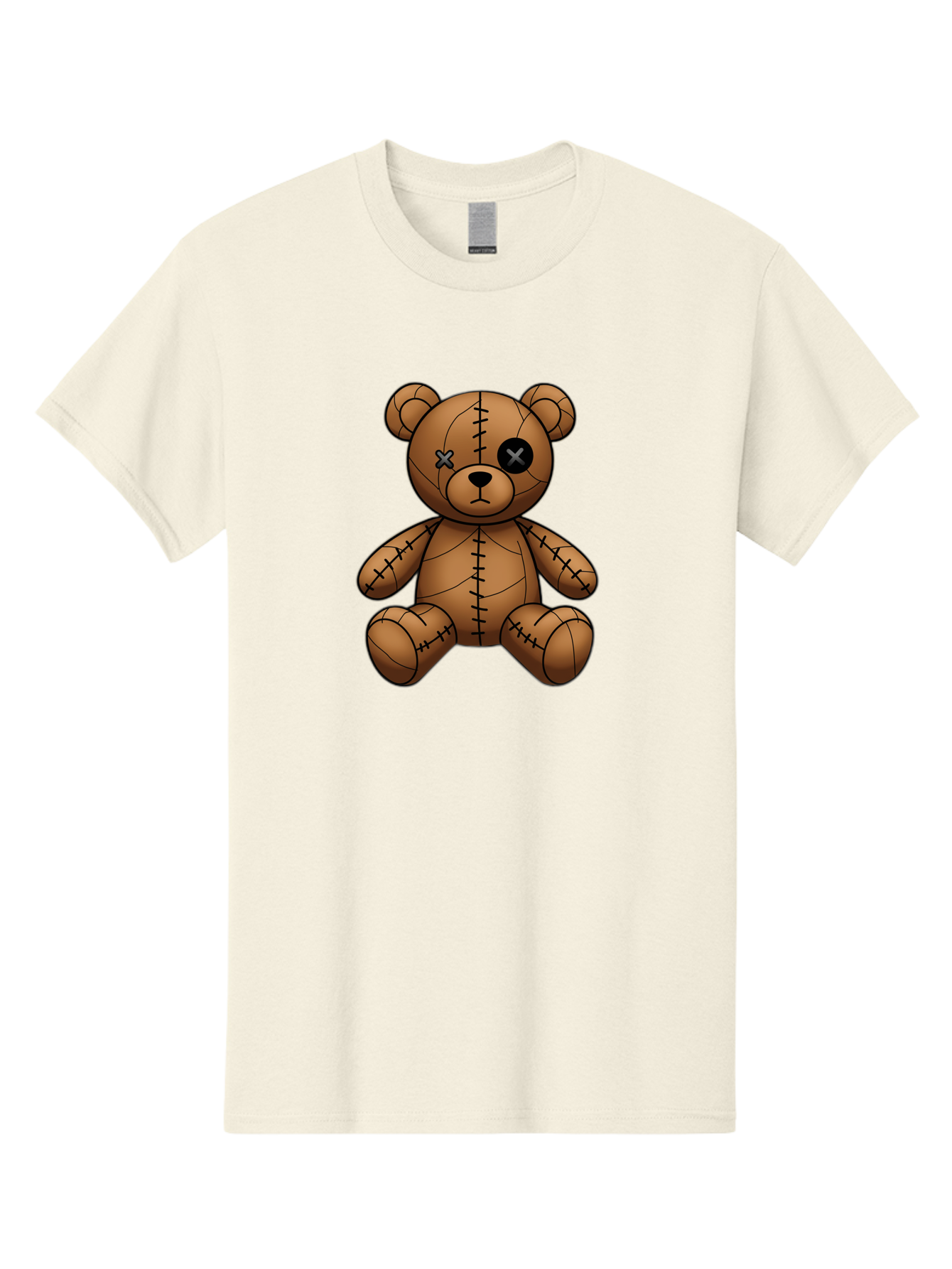 Voodoo-Teddy-Bear-9 Men'S Graphic Tee, 100% Cotton, Comfortable Casual Summer Wear, Machine Washable, Vintage Camera, Old Camera, Antique Camera, Black Camera, Classic Photography, Photography Equipment, Nostalgic Device, Film Camera, Bag087